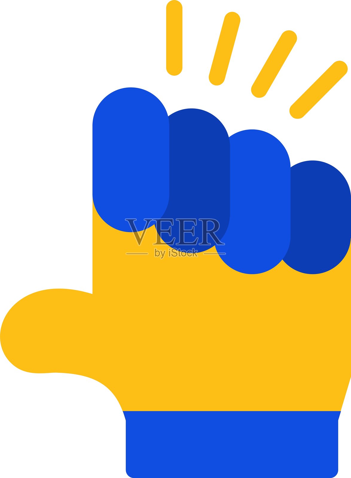 赋能加平面双色图标插画图片素材