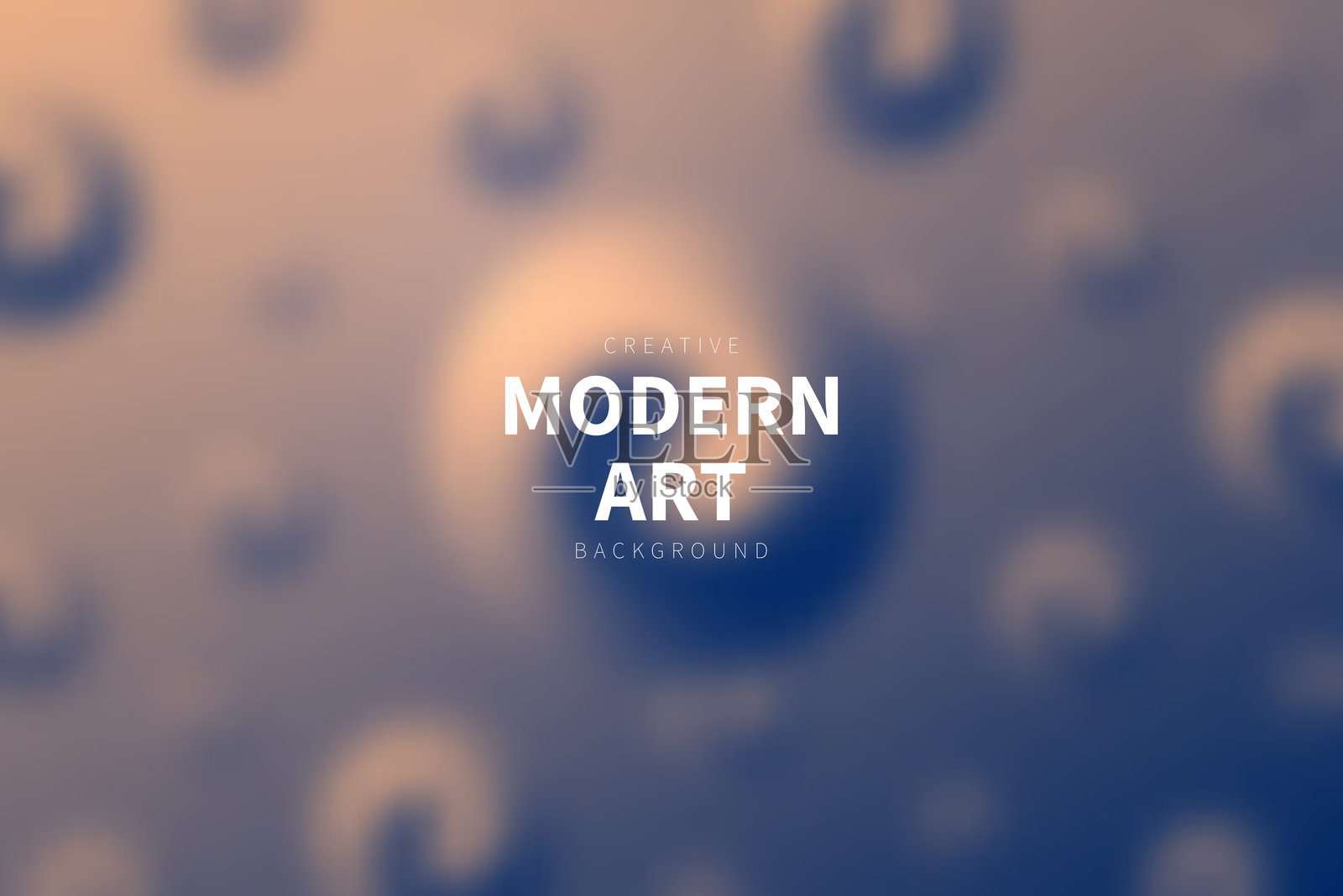 模糊圆形图案的灰色抽象背景插画图片素材