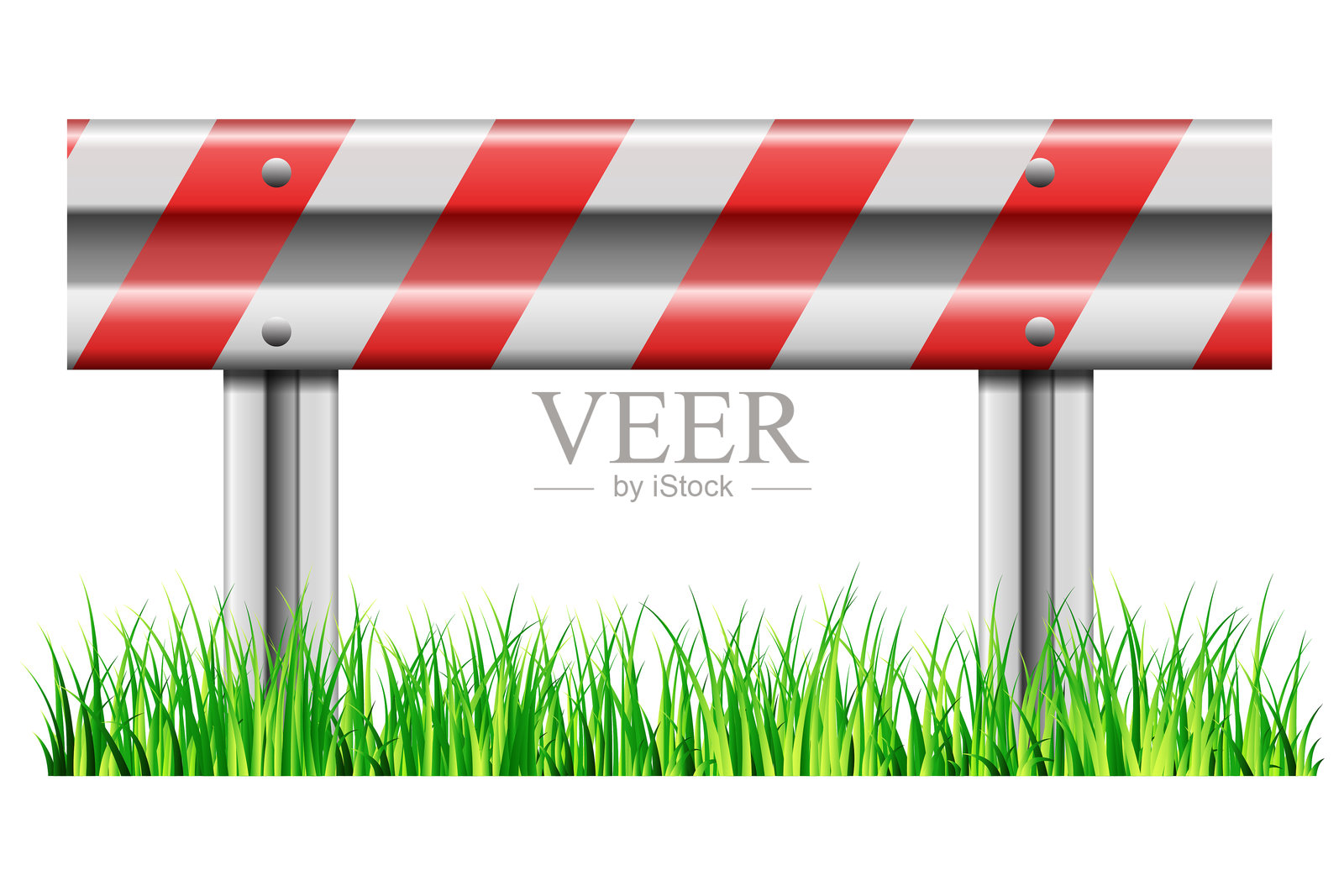 道路障碍物设计插画图片素材