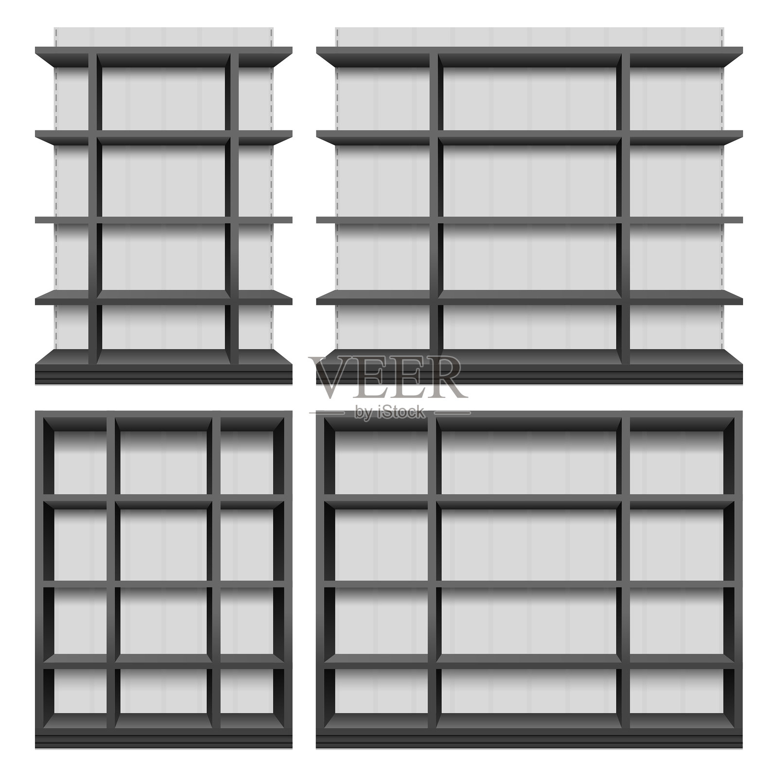 商店货架矢量插图插画图片素材