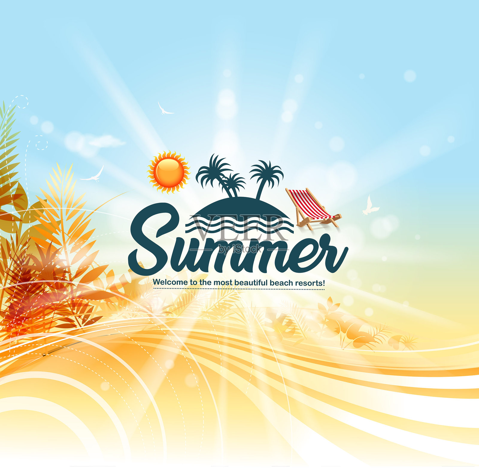 地中海周末插画图片素材