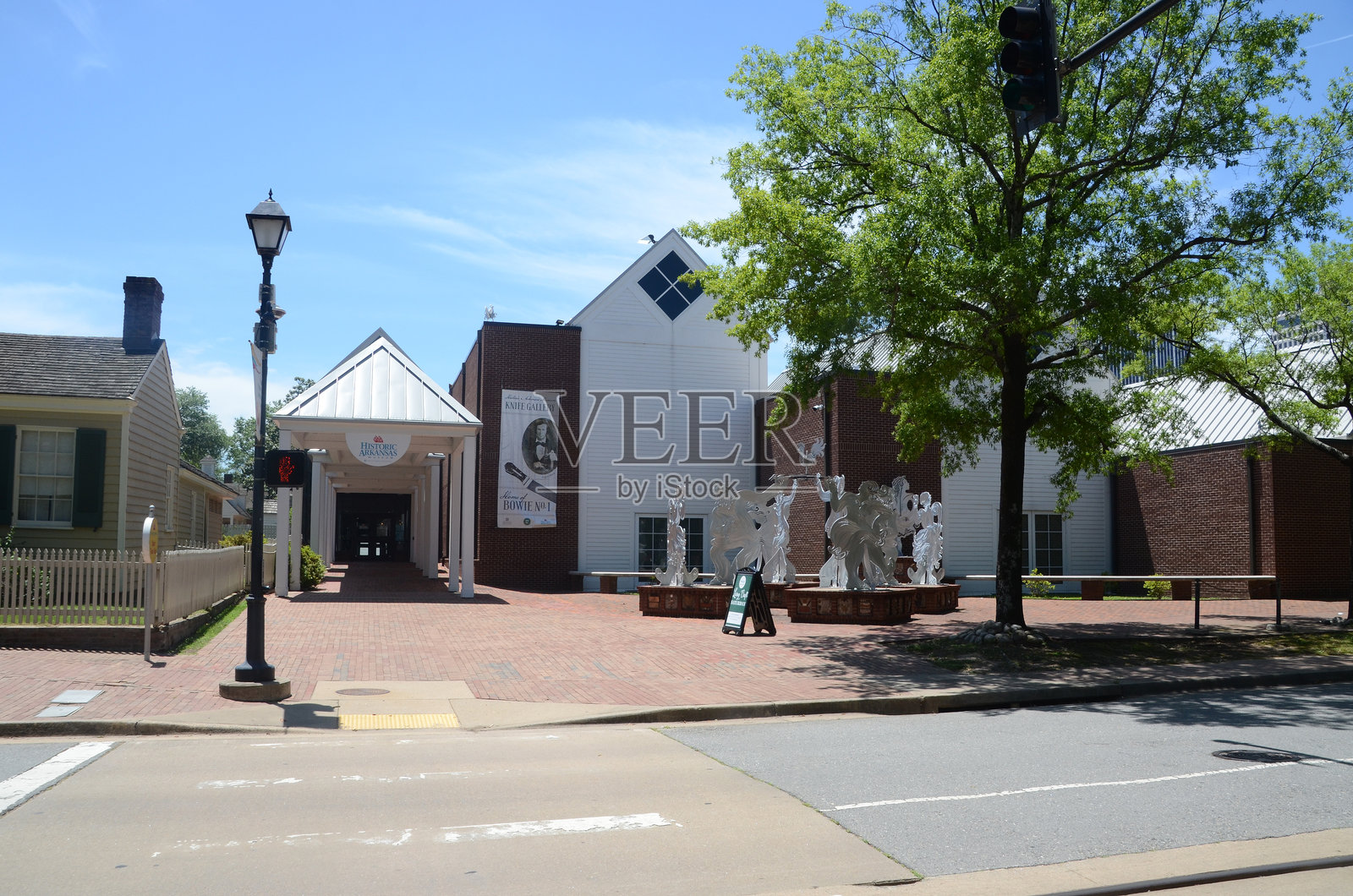 阿肯色州历史博物馆展现了阿肯色州的历史。照片摄影图片