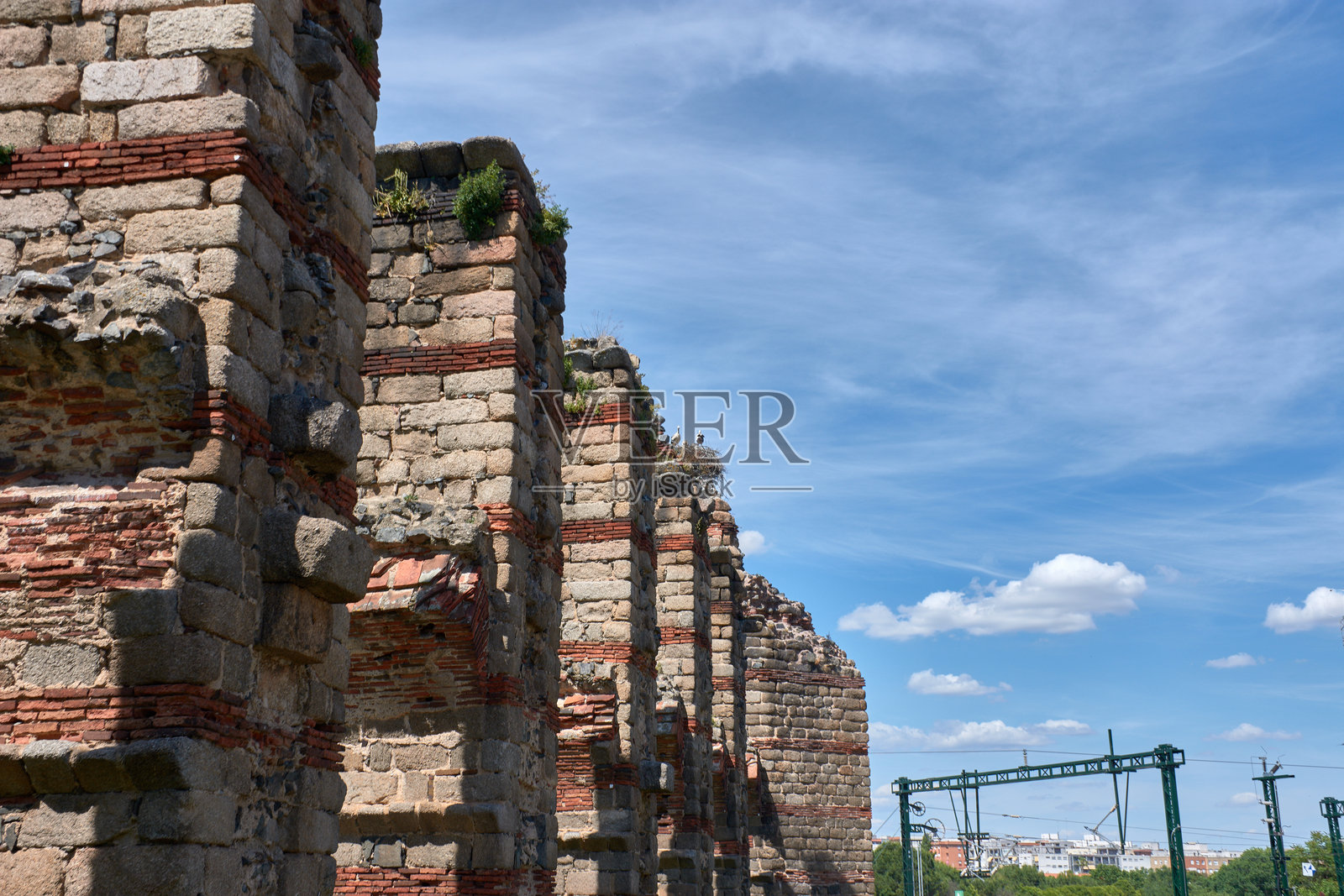 奇迹水道遗址，梅里达的罗马遗产照片摄影图片