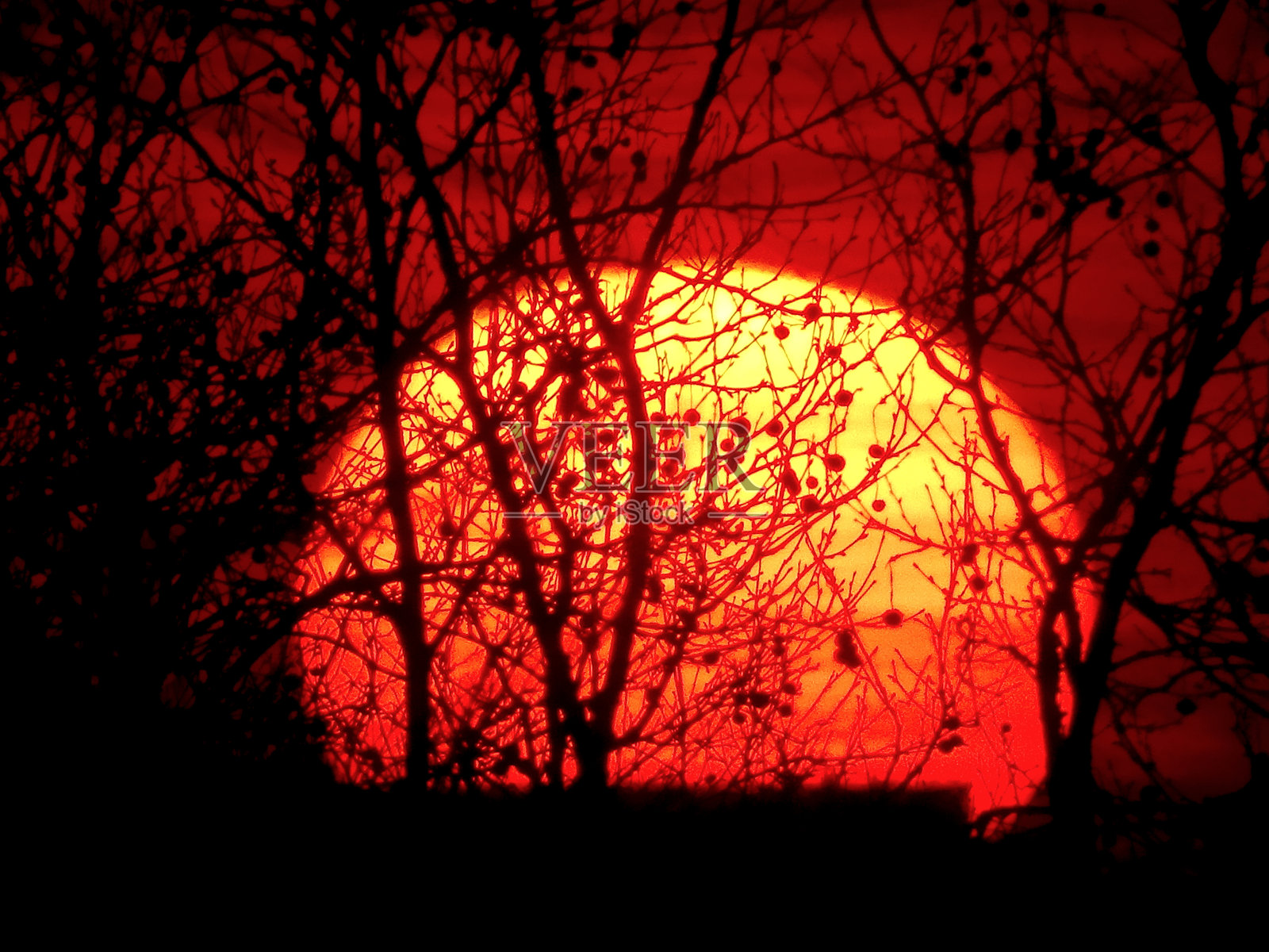 戏剧性的日落照片摄影图片