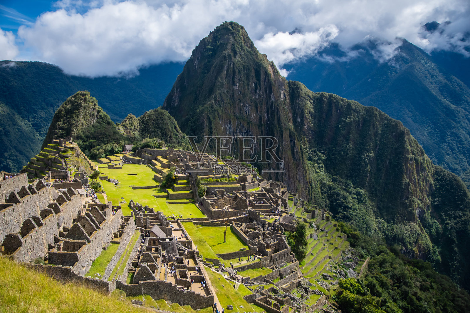 库斯科的印加遗址马丘比丘照片摄影图片