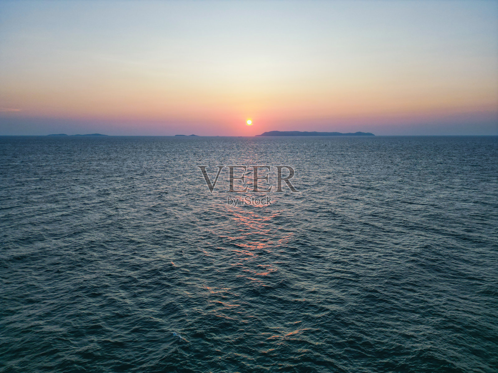 科兰岛日落照片摄影图片