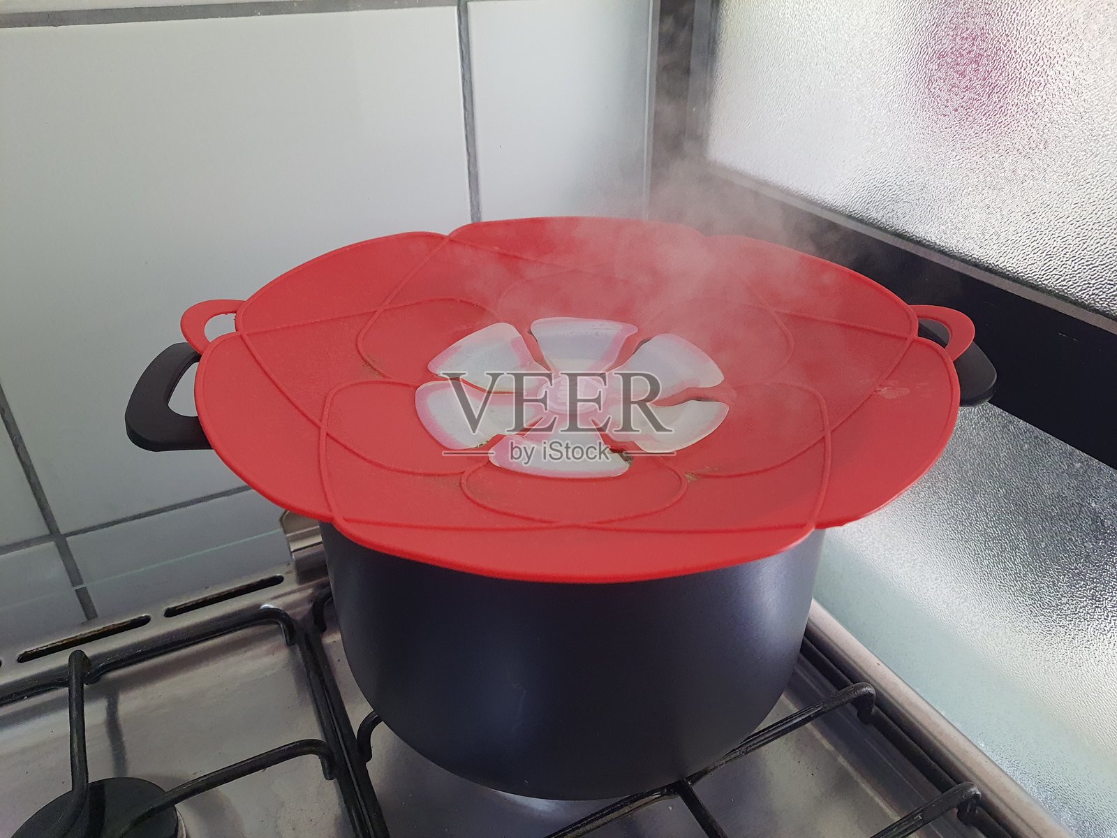 硅胶锅盖照片摄影图片