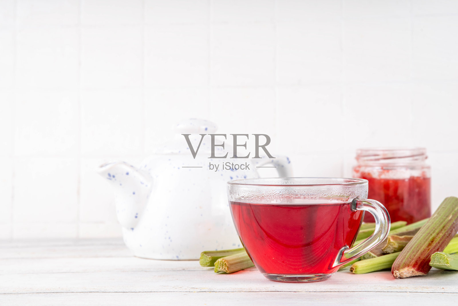 有机天然大黄茶照片摄影图片