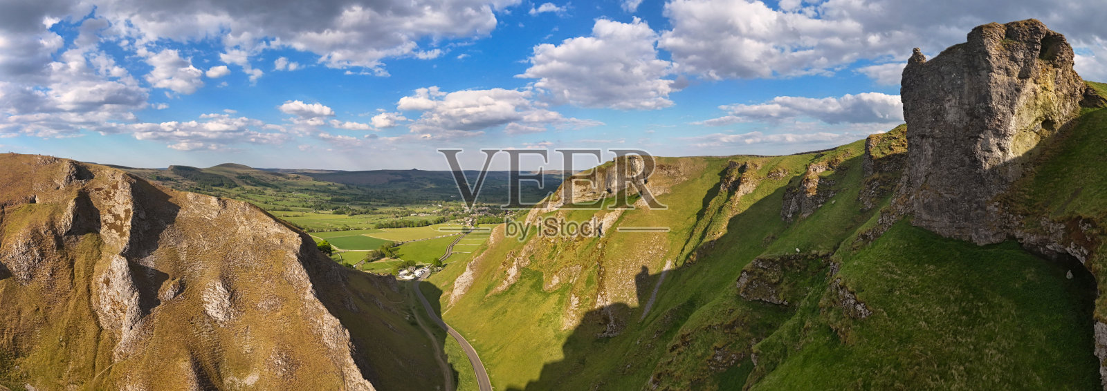 温纳茨峡谷 - 英国峰区国家公园照片摄影图片