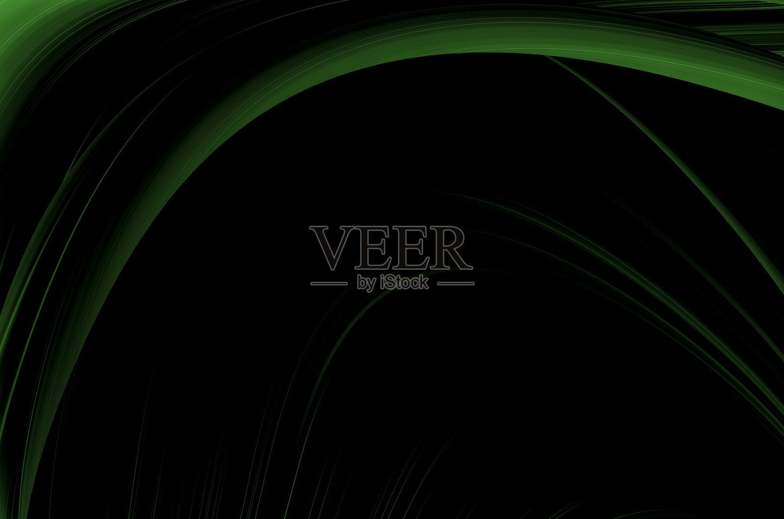 黑色和绿色的渐变背景，表面带有金属质感，柔和的线条，科技感的抽象对角背景，银色、黑色和灰色的光滑效果。照片摄影图片