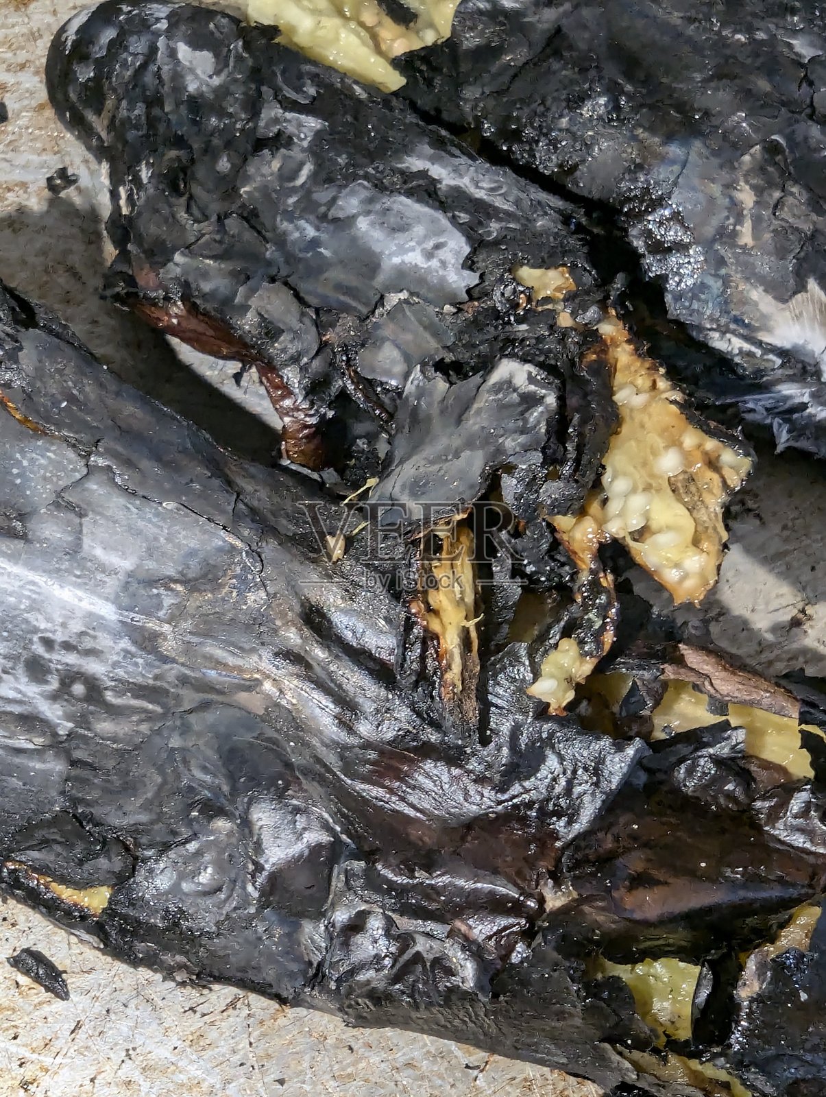 烤茄子照片摄影图片