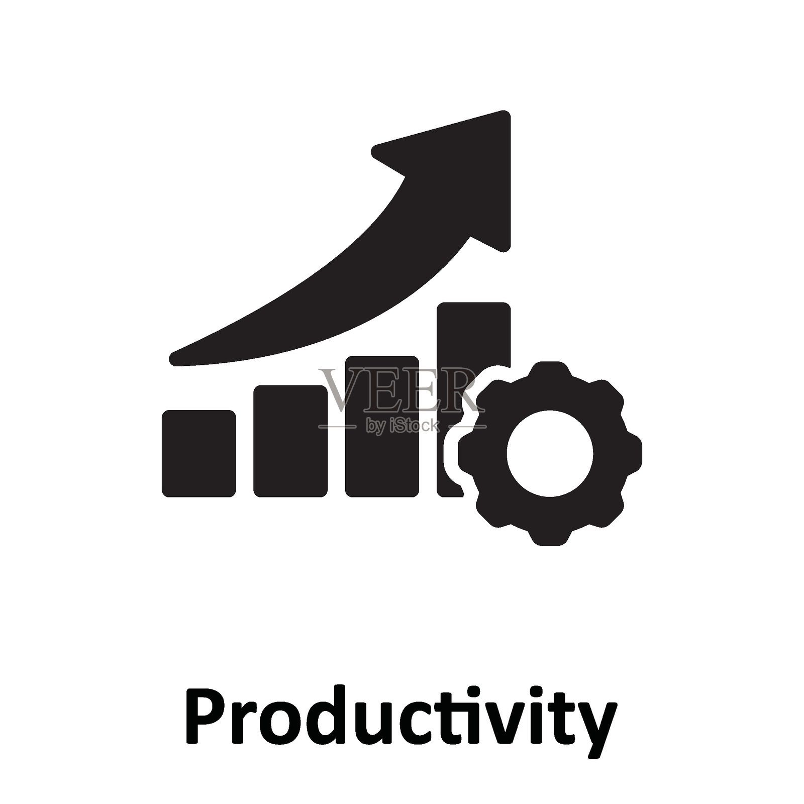 可轻松修改或编辑的生产力矢量图标插画图片素材