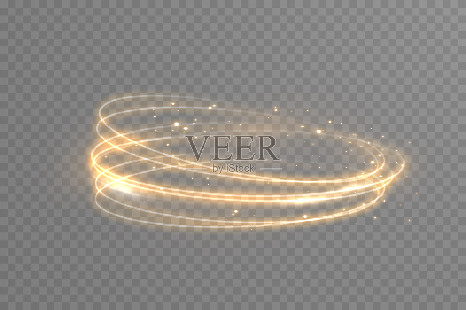 蓝宝石日食中的霓虹环脉动。魔法粒子在螺旋火焰中旋转。发光光环像数字雷达一样环绕。透明闪光伴随着无声的爆发。插画图片素材