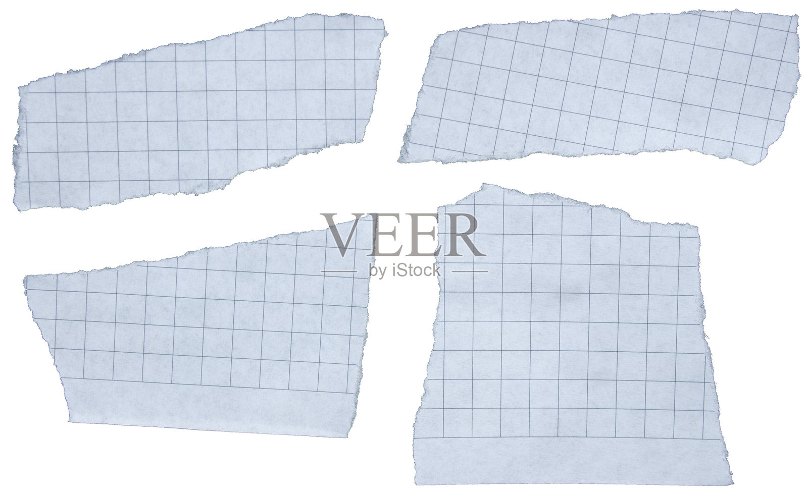 撕裂的格子纸边缘照片摄影图片