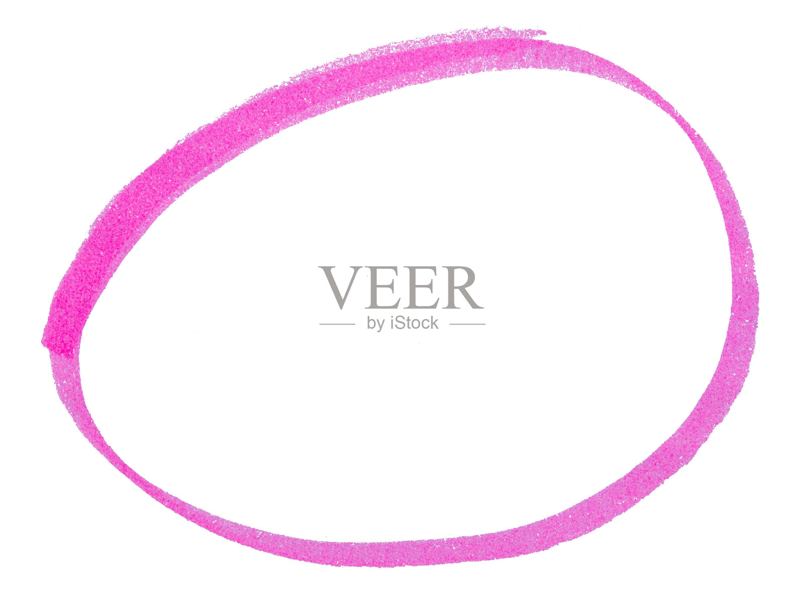 用粉色马克笔画的圆形高光涂鸦照片摄影图片