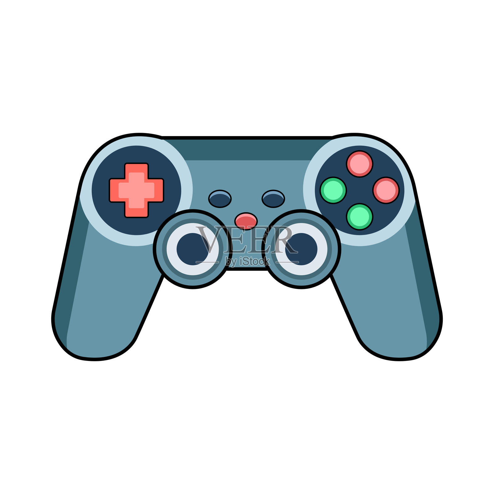 游戏控制器插画图片素材