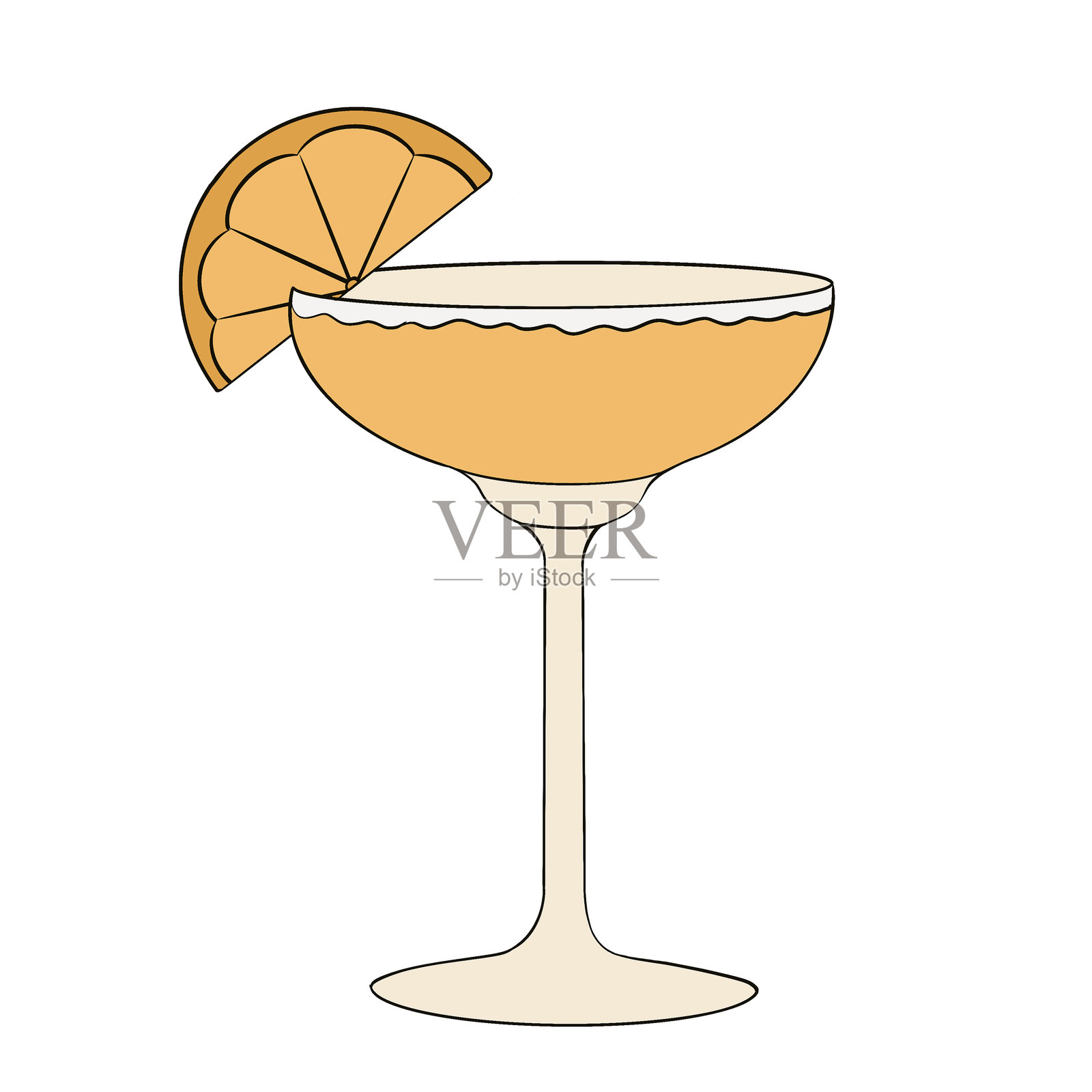 鸡尾酒插图插画图片素材