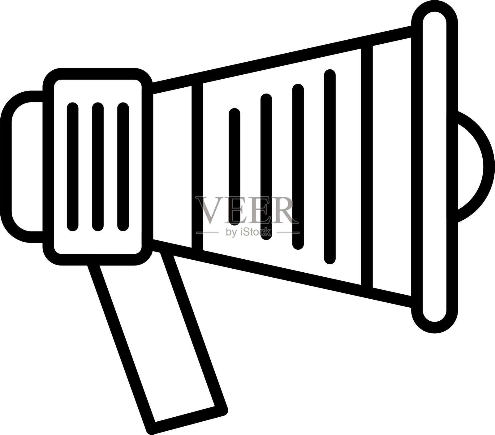 公告扬声器图标矢量元素插画图片素材