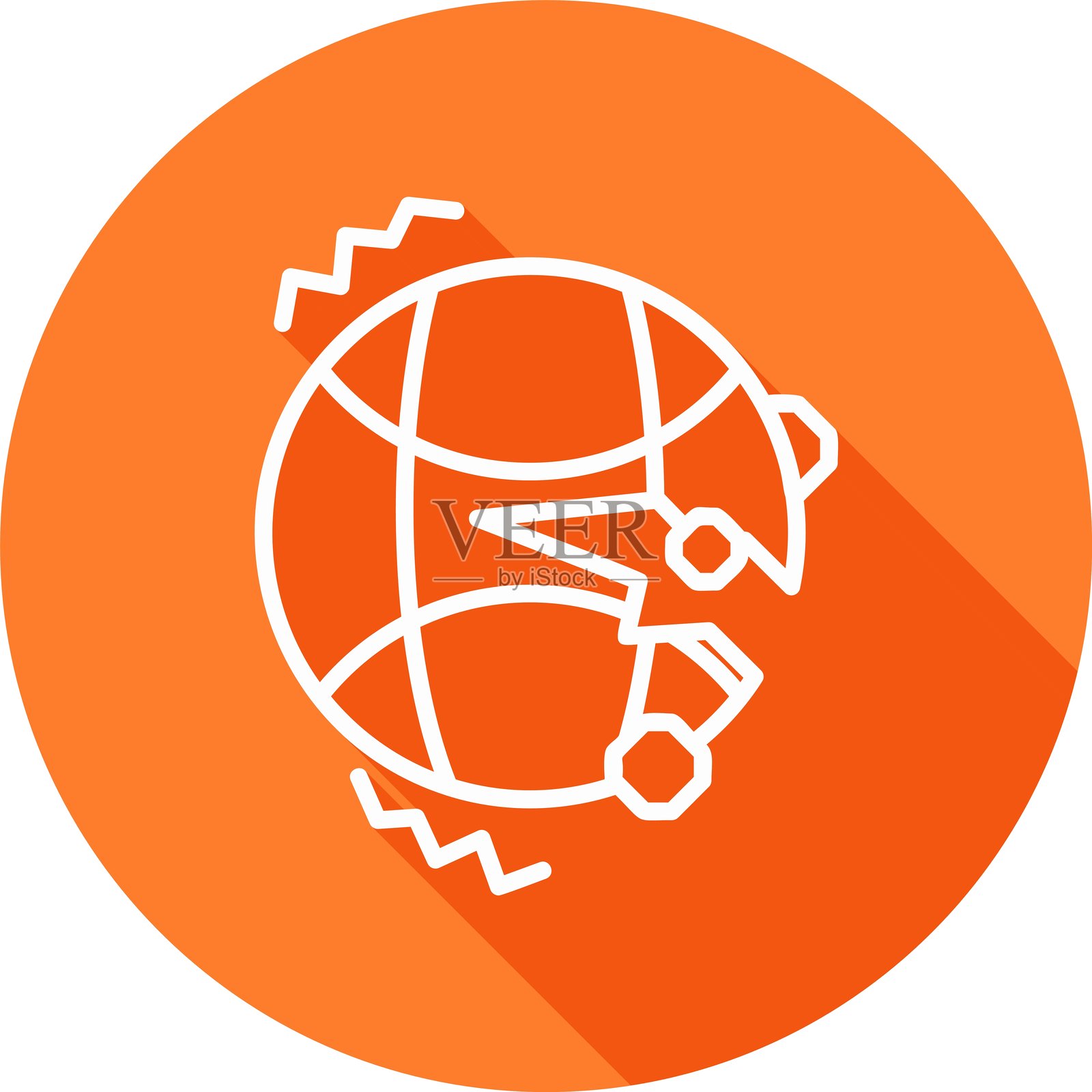 地震新图标设计创意插画图片素材