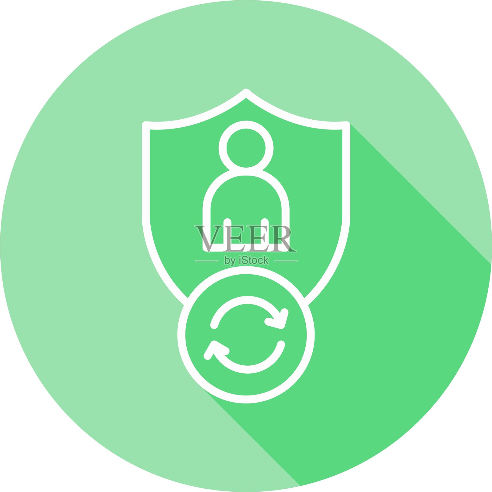 刷新数据新图标设计创意插画图片素材