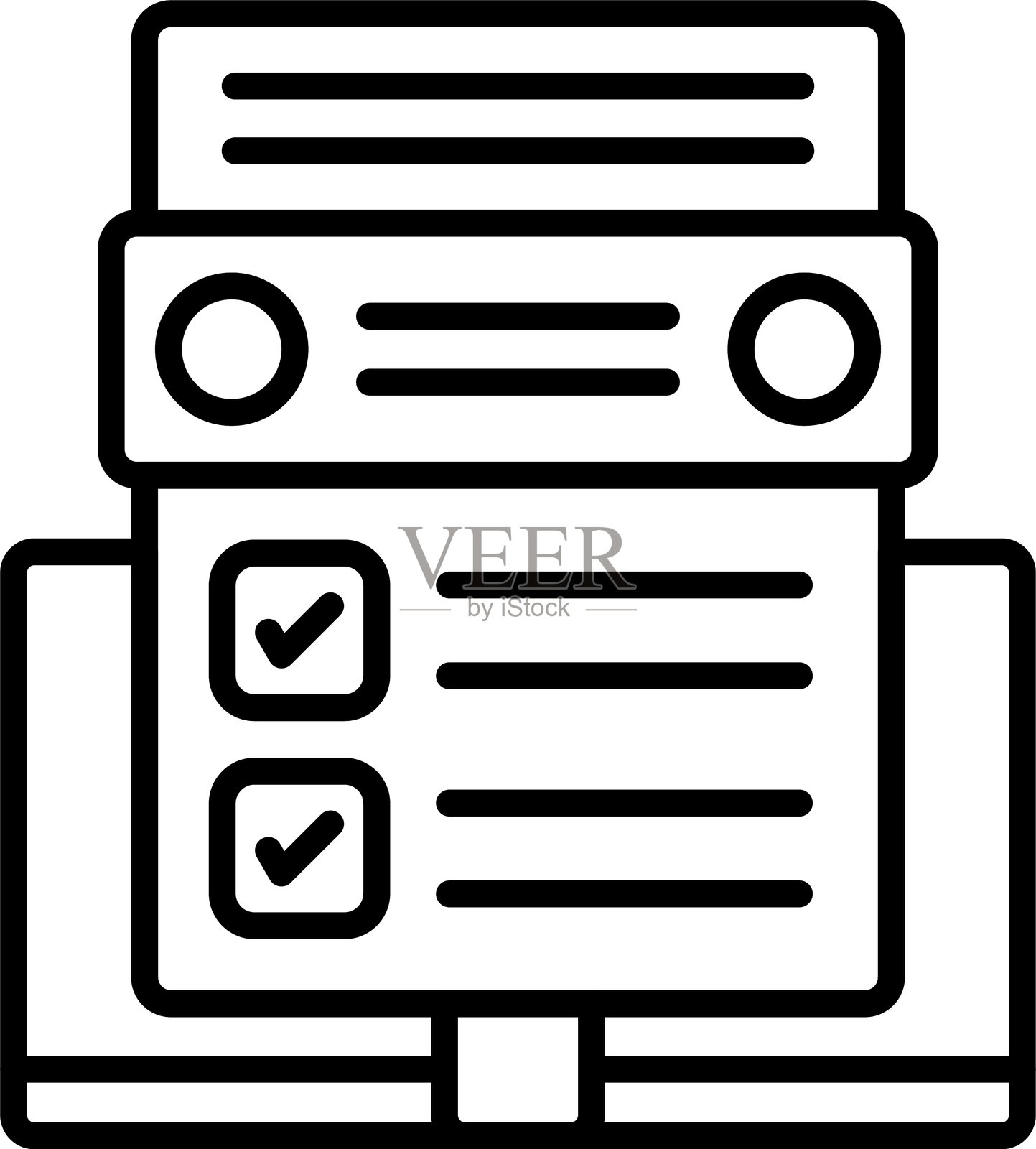 任务列表图标矢量元素插画图片素材