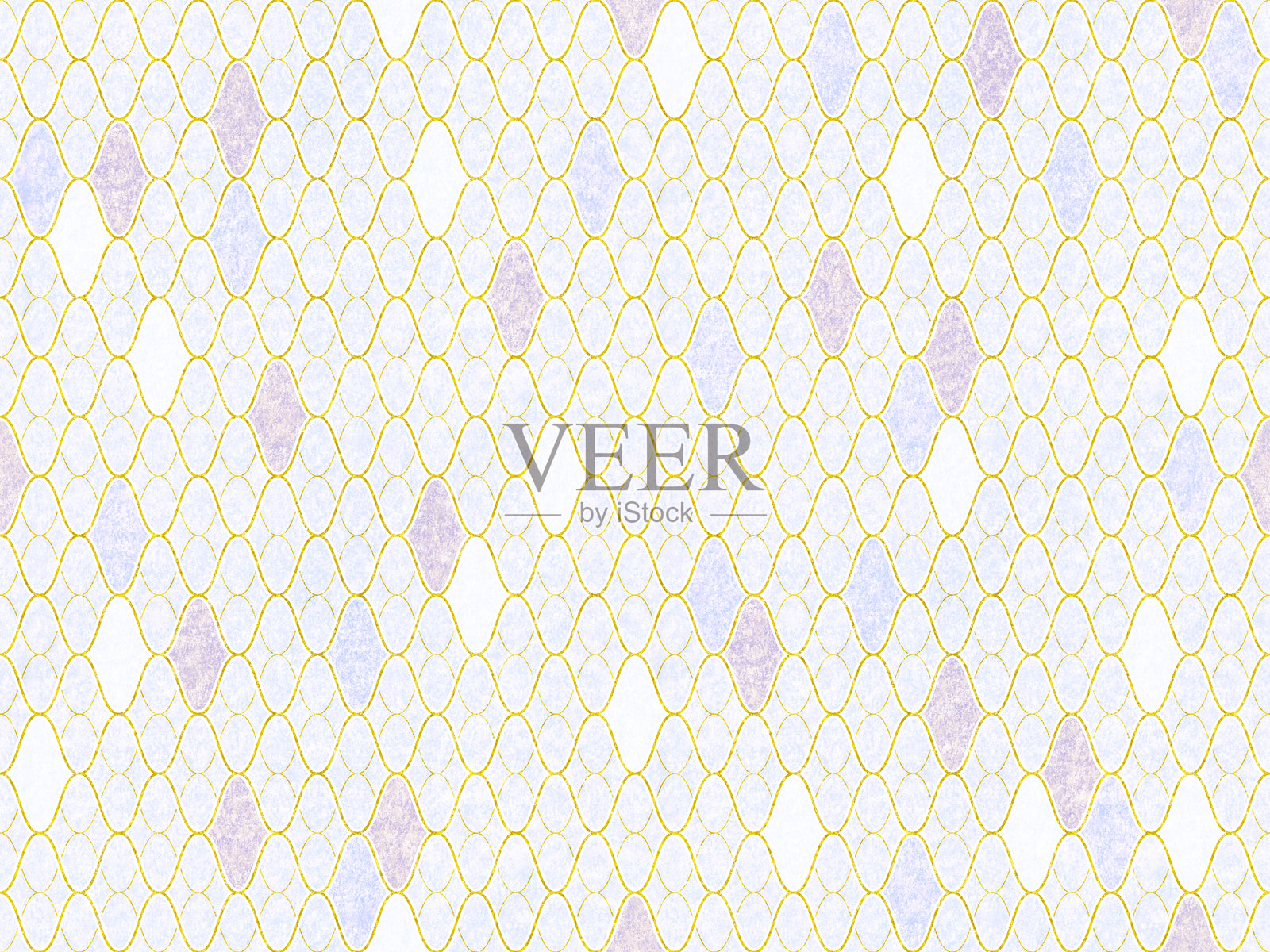 无缝浅色千代纸风格网格图案背景插画图片素材