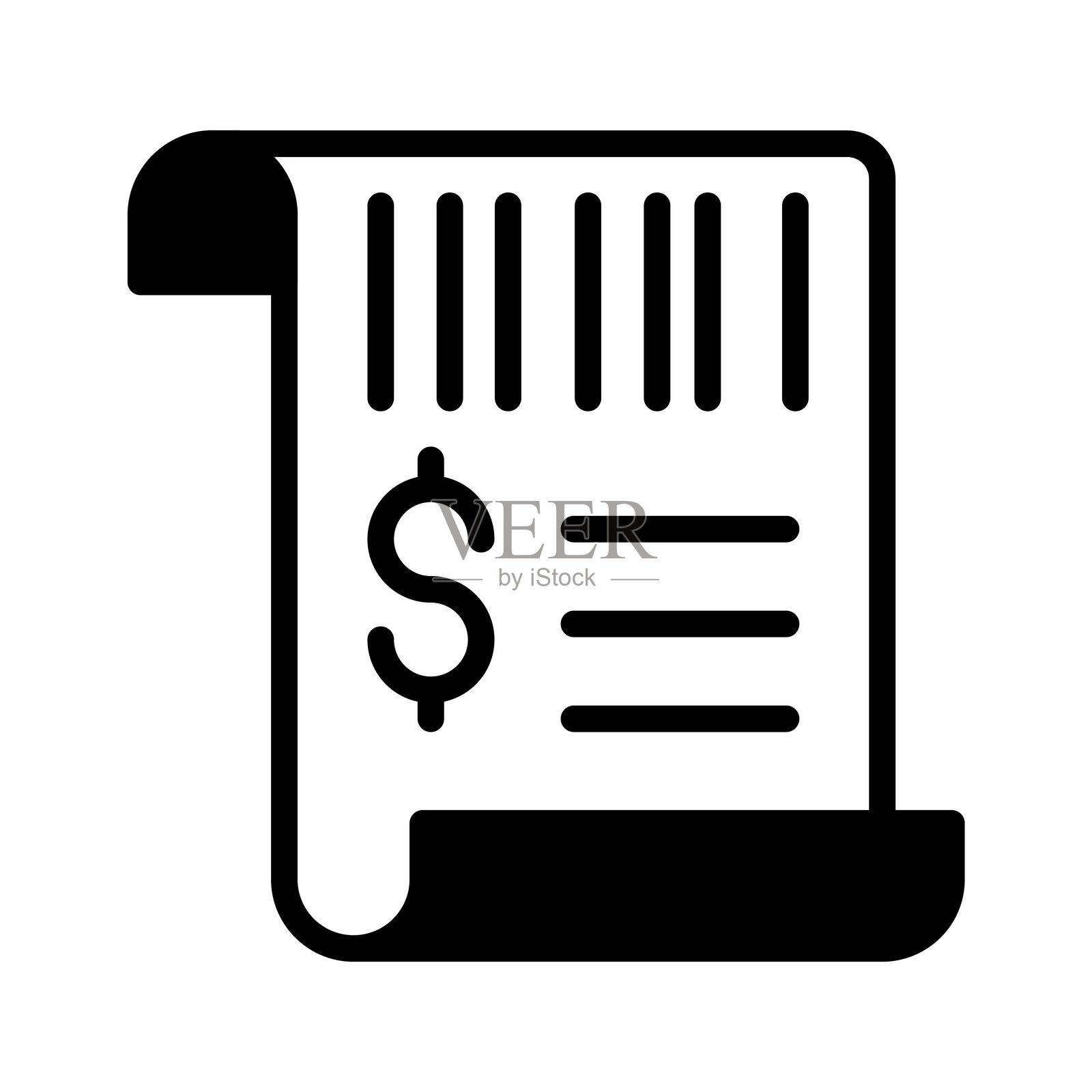 收据插画图片素材