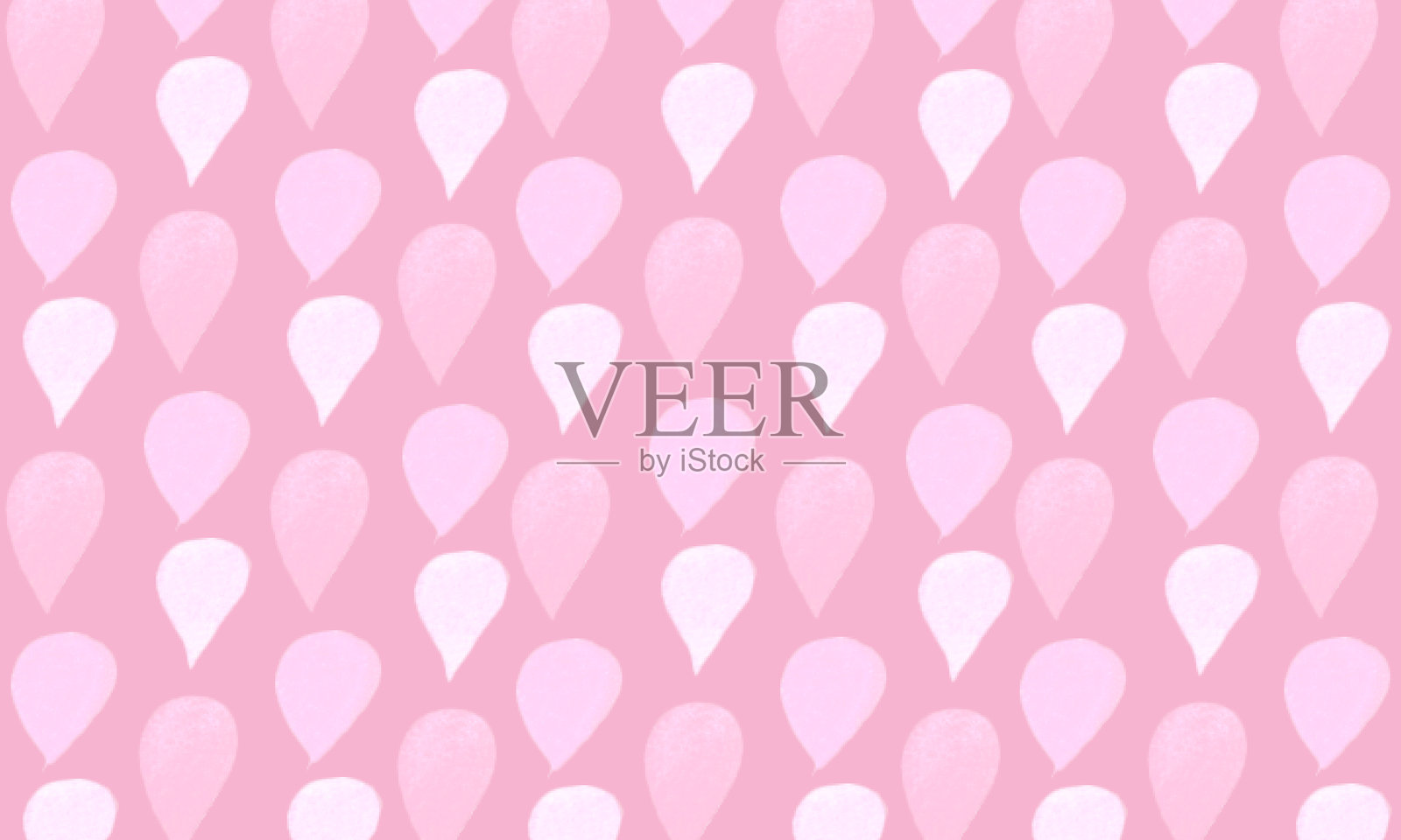 粉色背景上有水滴的精致底座插画图片素材