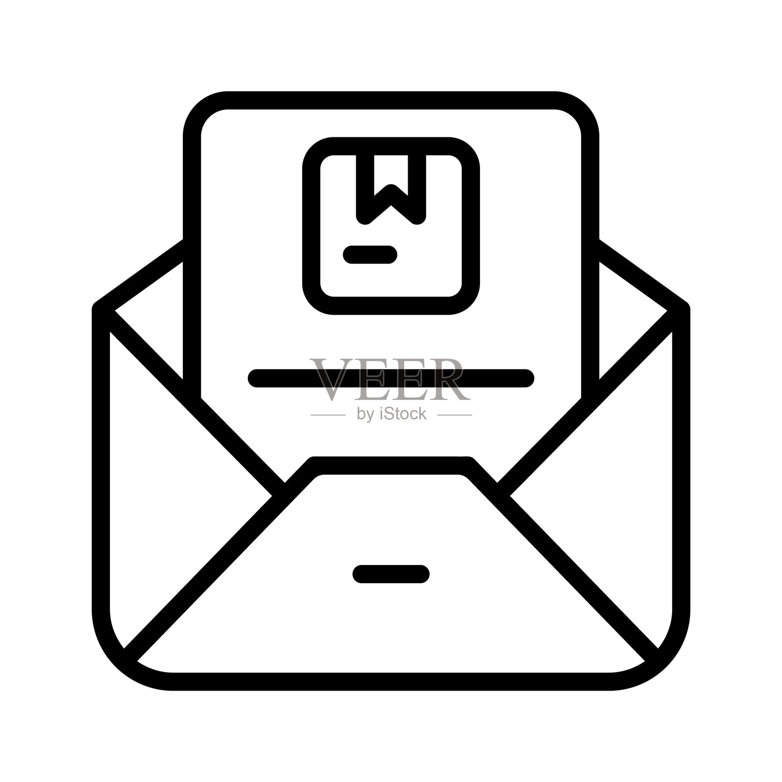 快递邮件插画图片素材