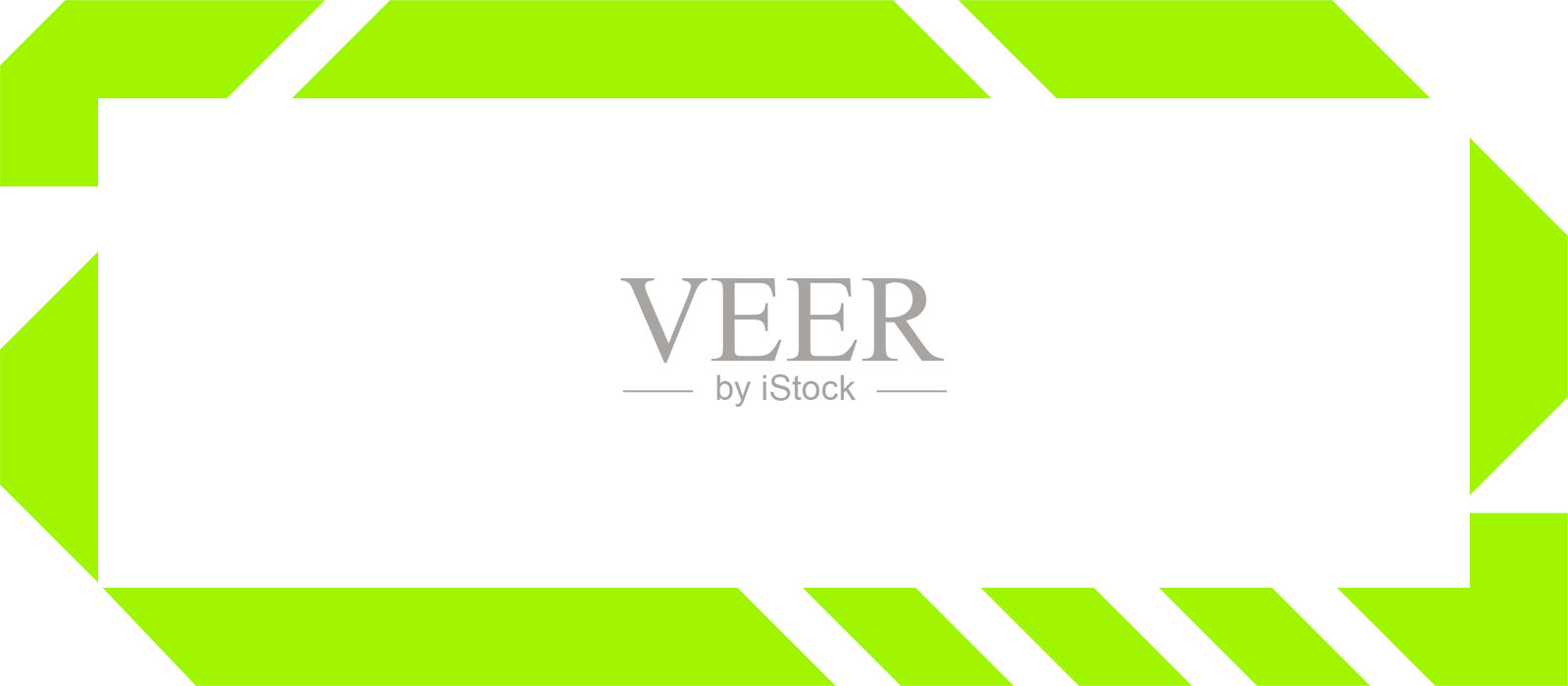 绿色科技未来框架元素插画图片素材