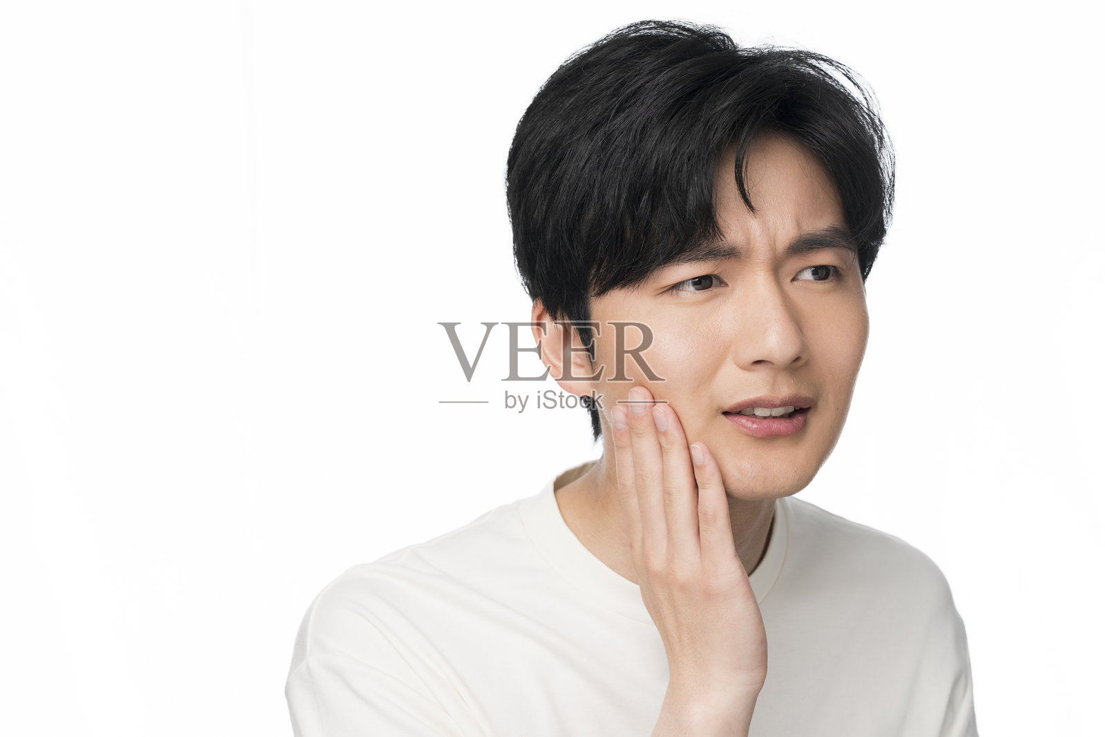 年轻日本男性的美丽肖像照片摄影图片