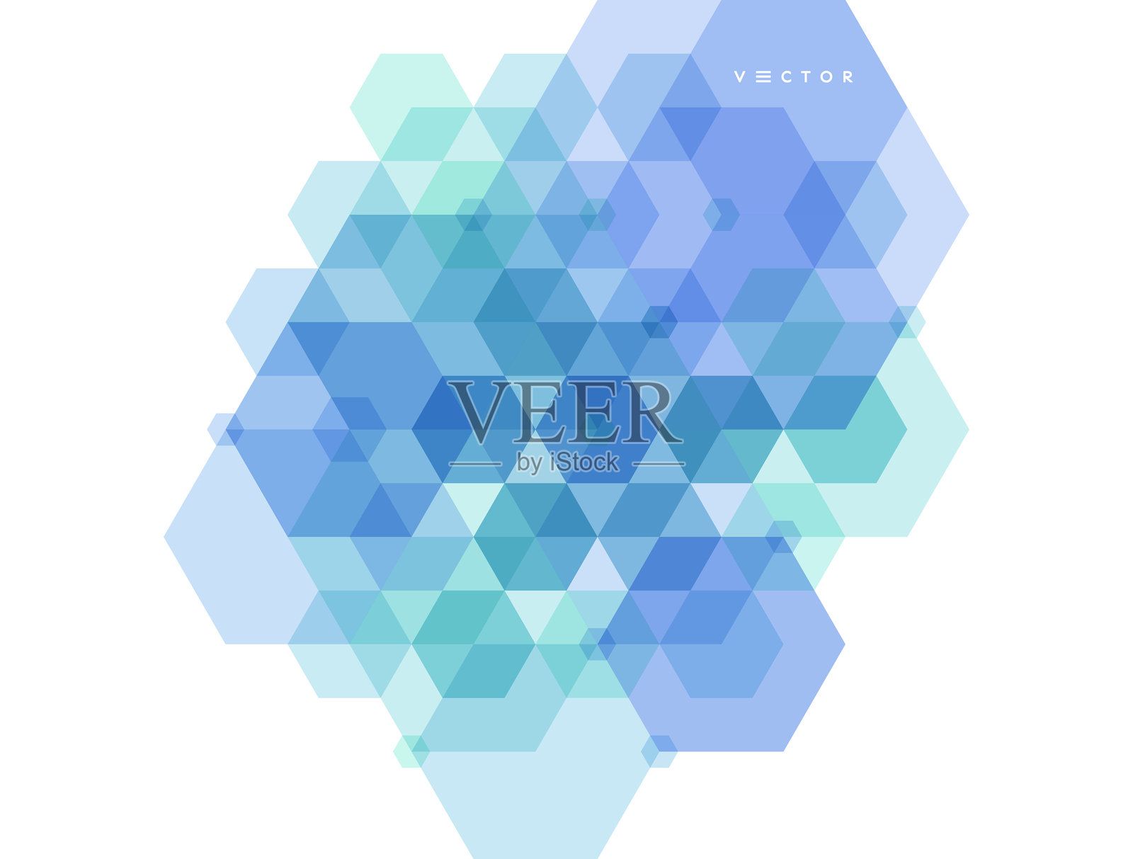 抽象几何背景，带有透明的彩色图形。海报、传单、横幅或书籍封面的模板。用于设计的矢量插图。插画图片素材