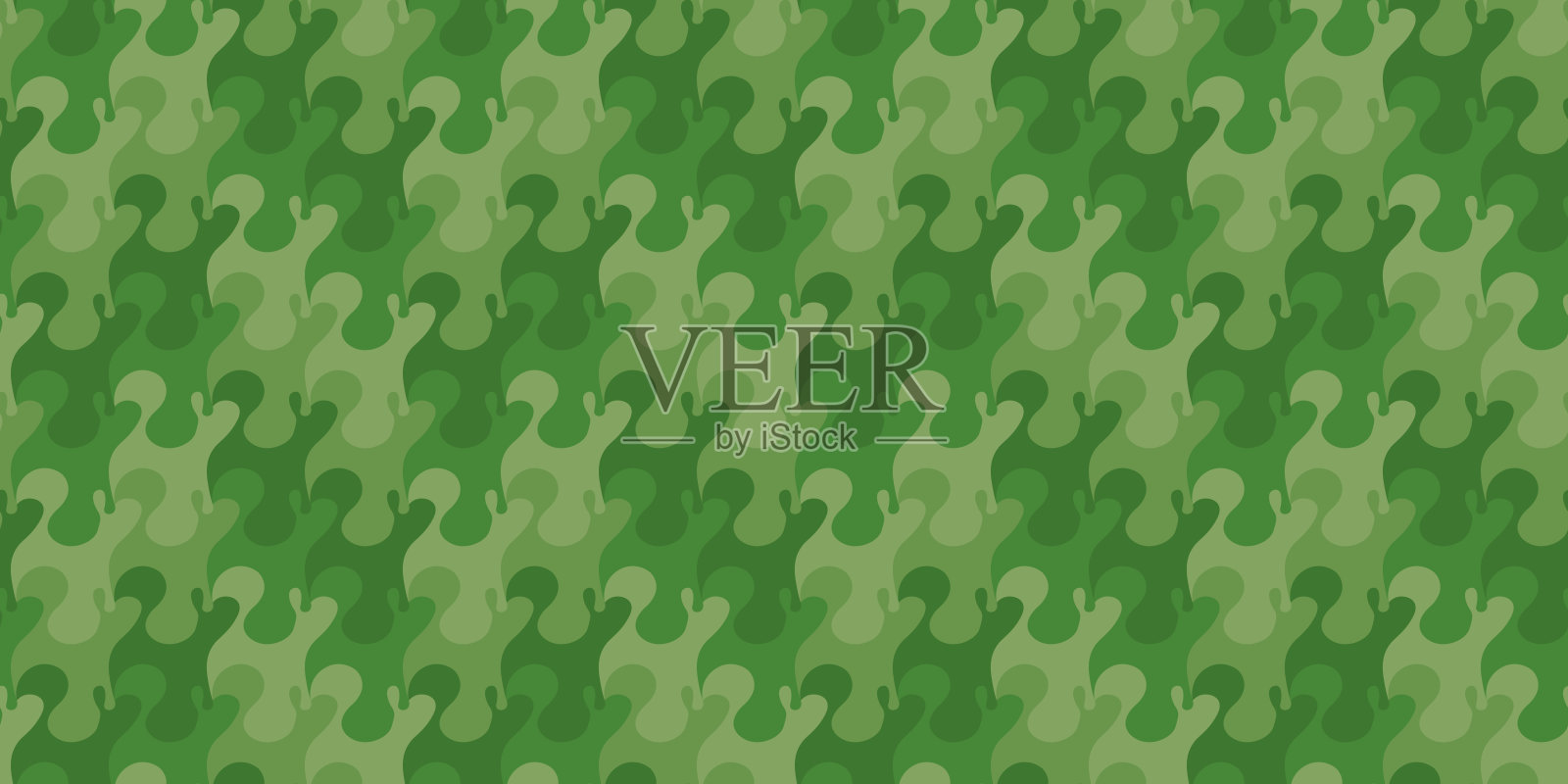 抽象形状插图背景。无缝图案。矢量。插画图片素材