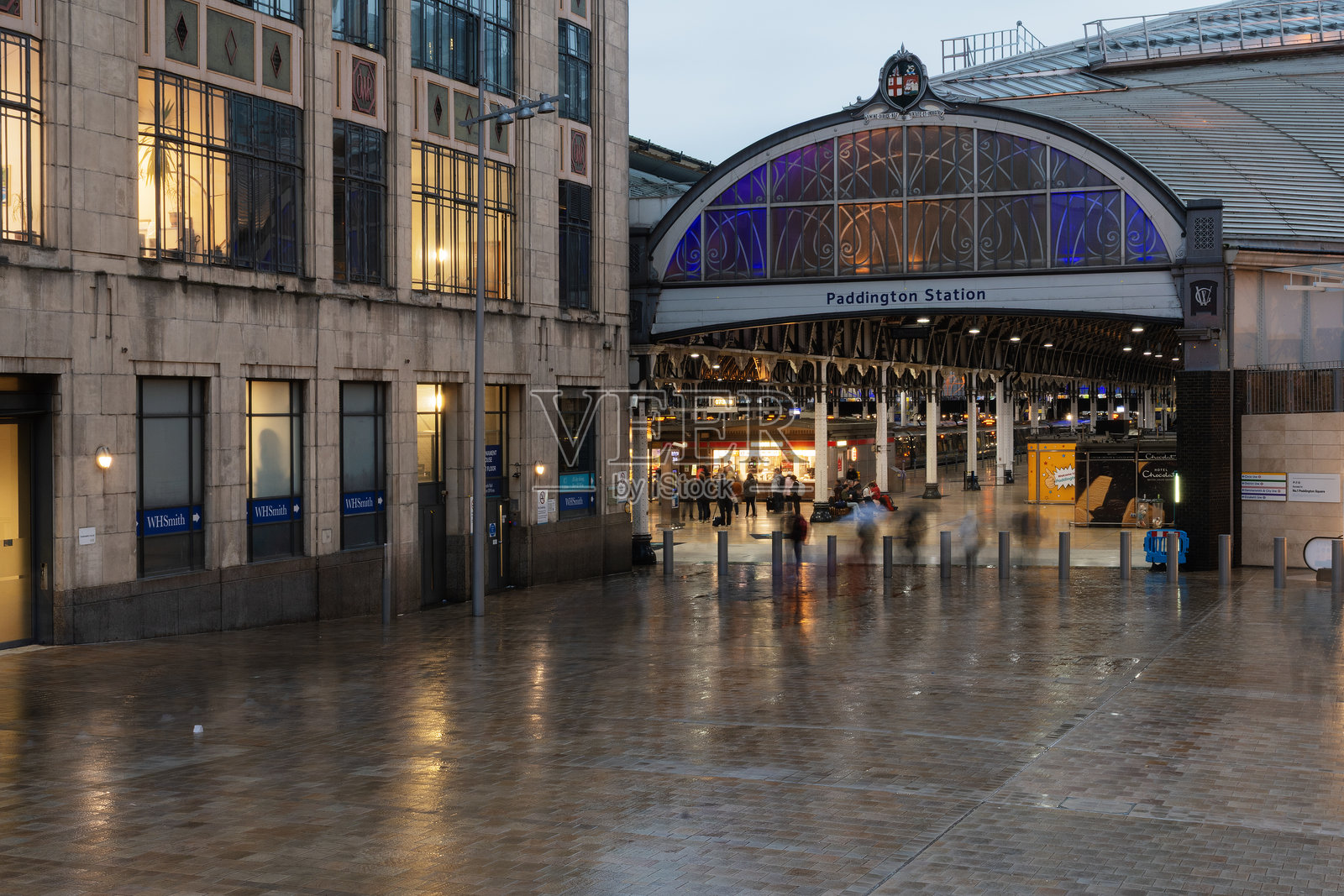 伦敦的帕丁顿火车站照片摄影图片