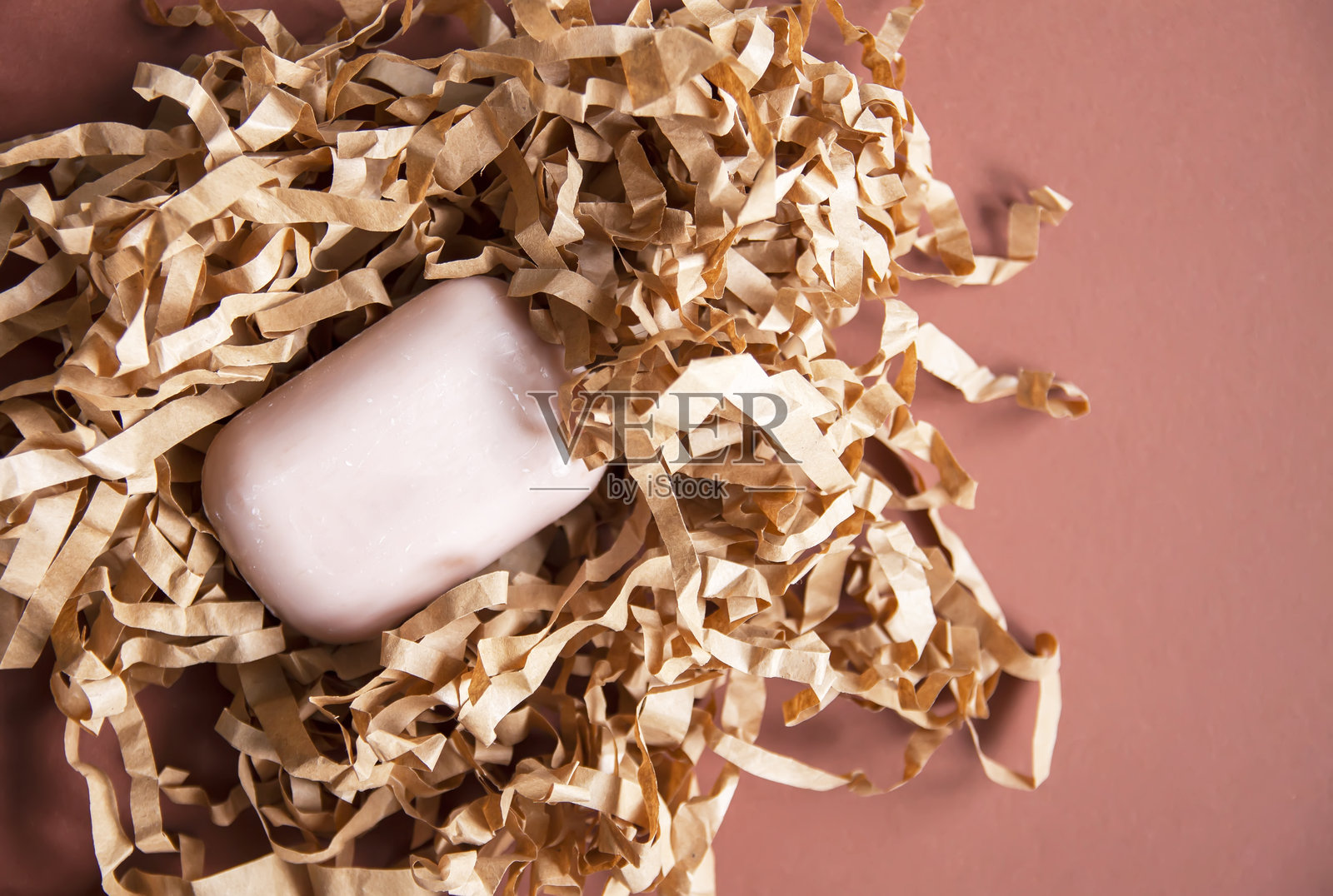 天然有机香皂块。照片摄影图片