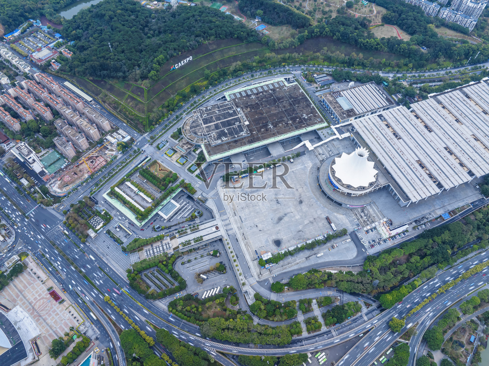 南宁中国全景天际线的航拍照片照片摄影图片