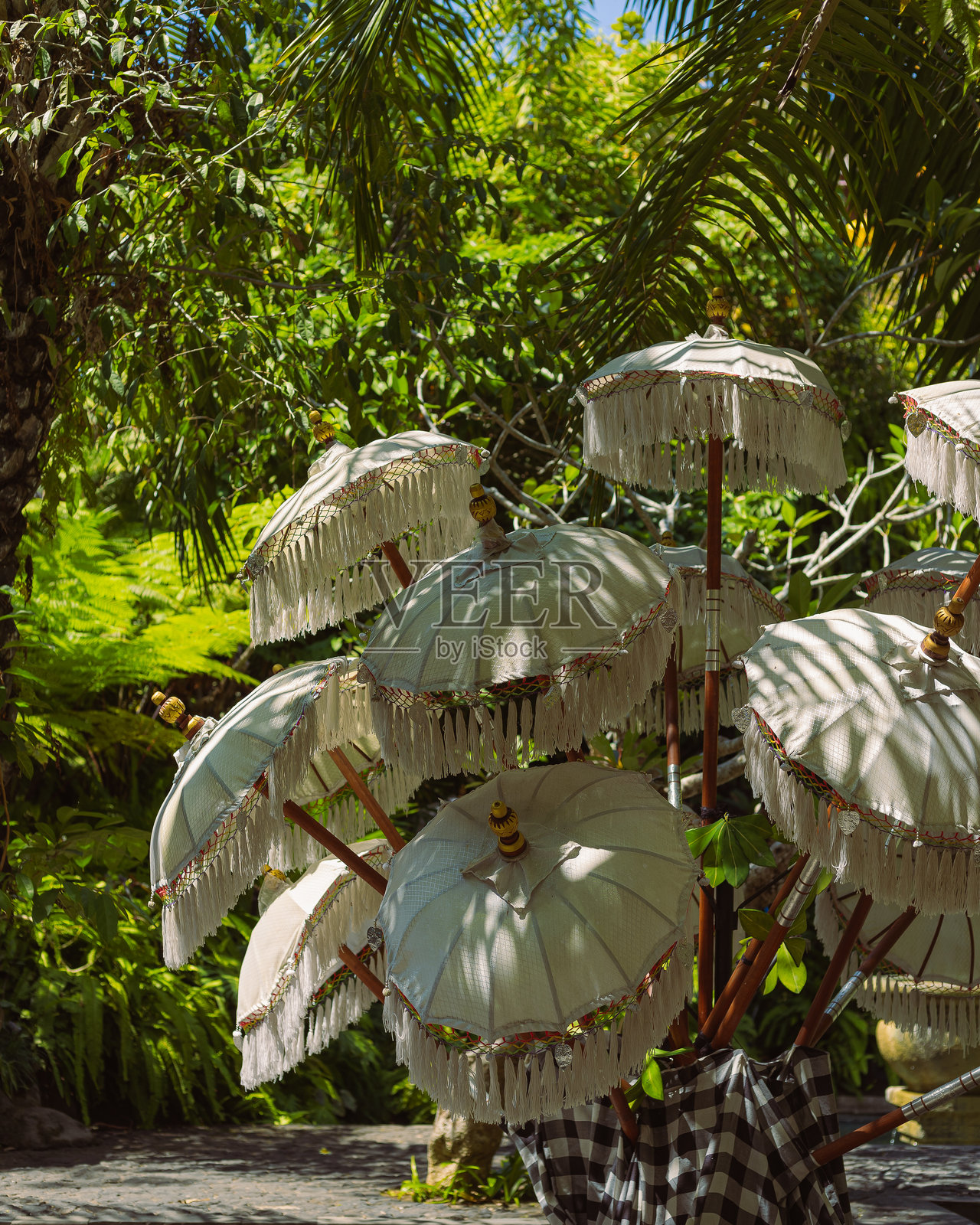 印度教巴厘伞照片摄影图片