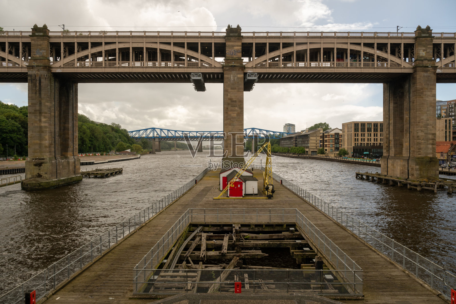 纽卡斯尔高架桥 - 英国照片摄影图片