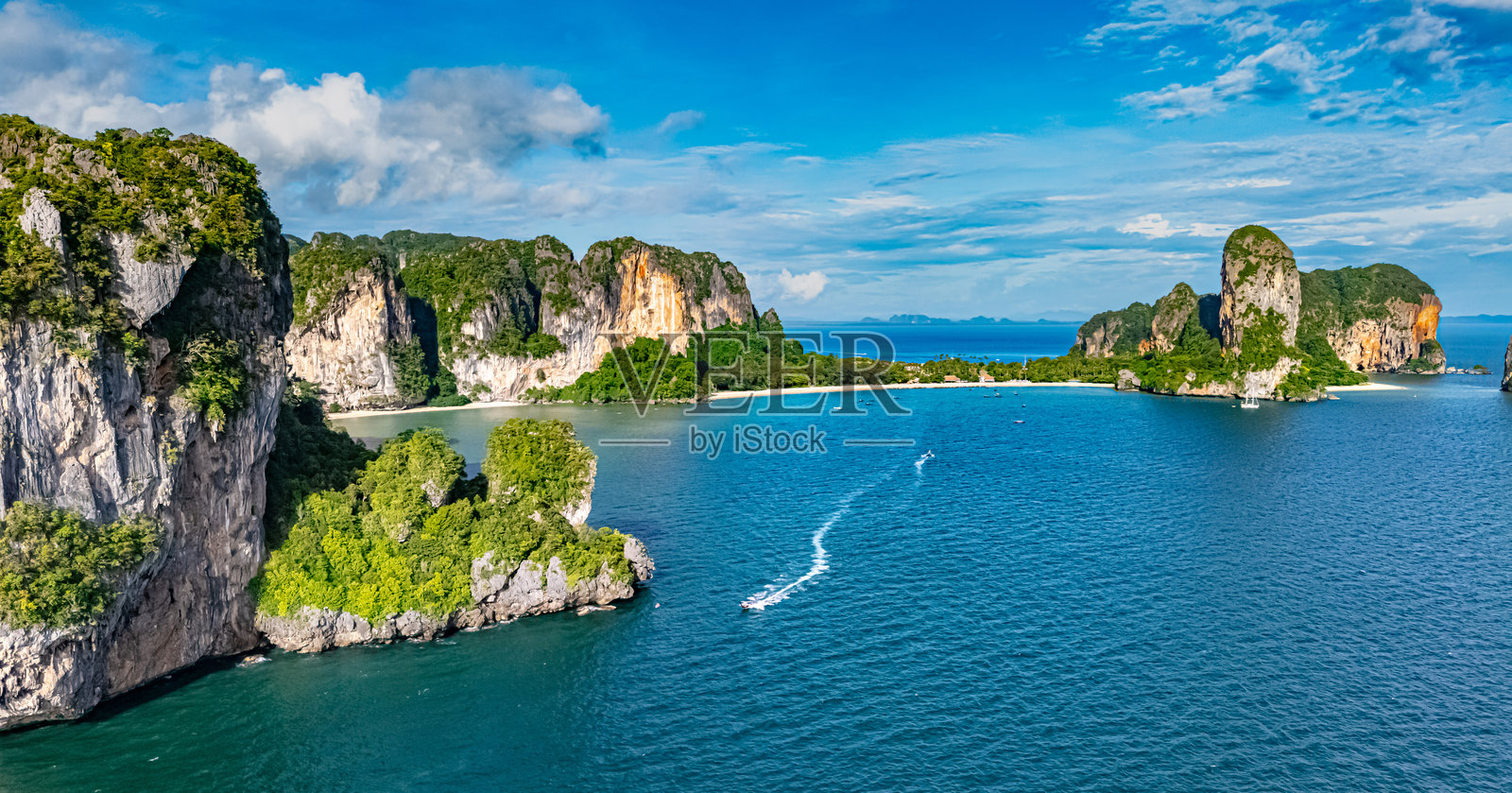 泰国克拉比奥南附近的派普隆海滩照片摄影图片