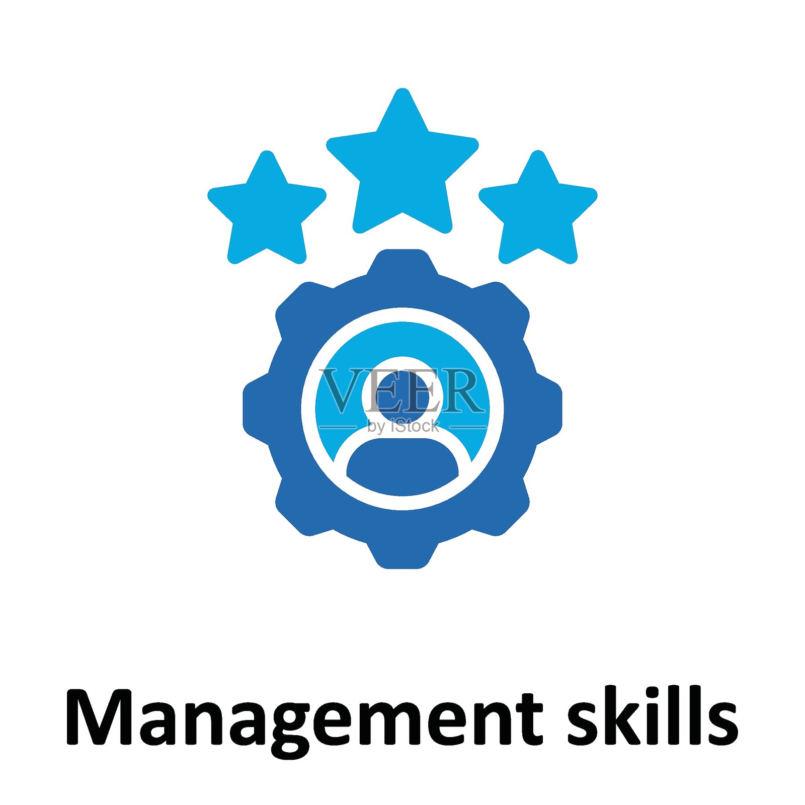 管理技能矢量图标，易于修改或编辑插画图片素材