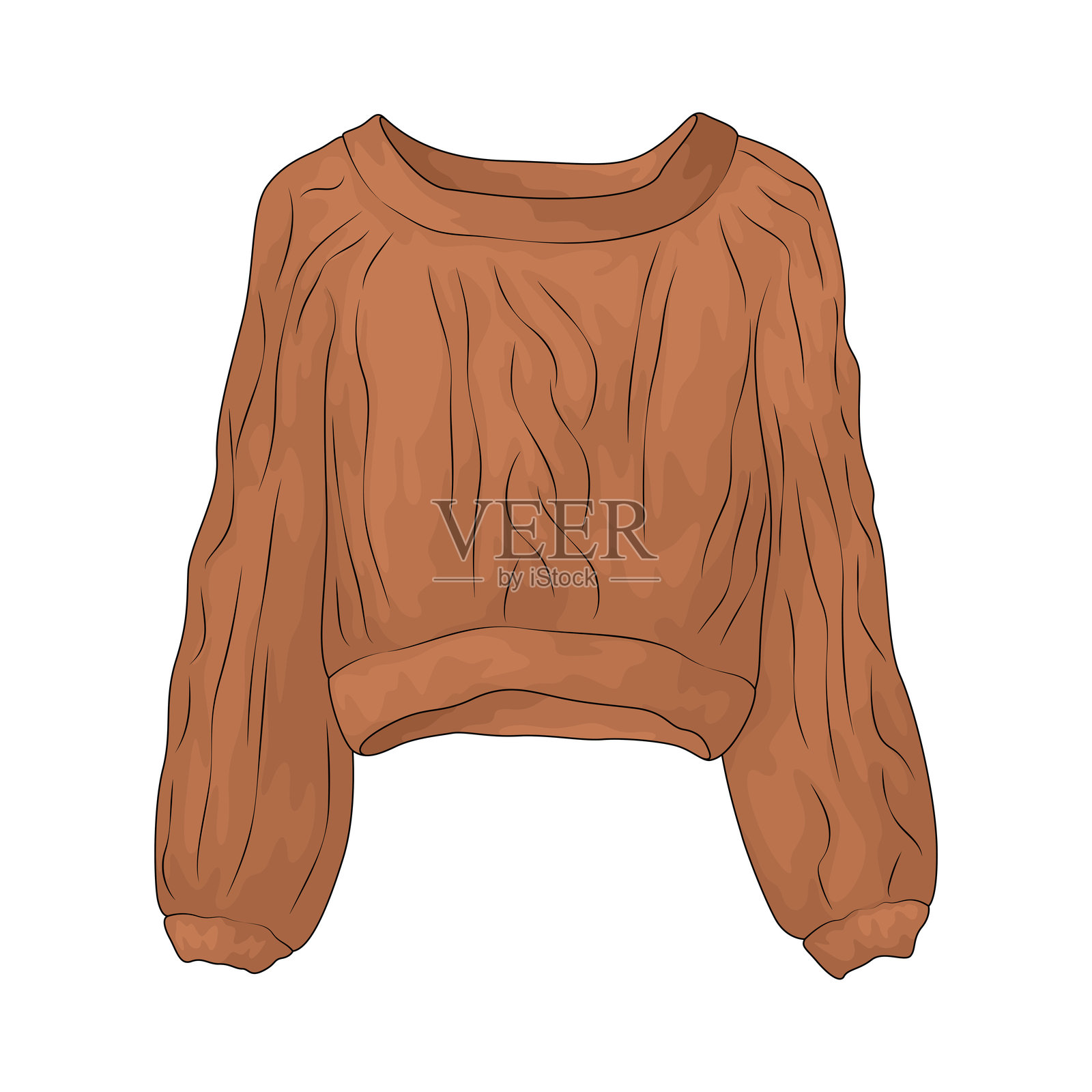 毛衣插画图片素材