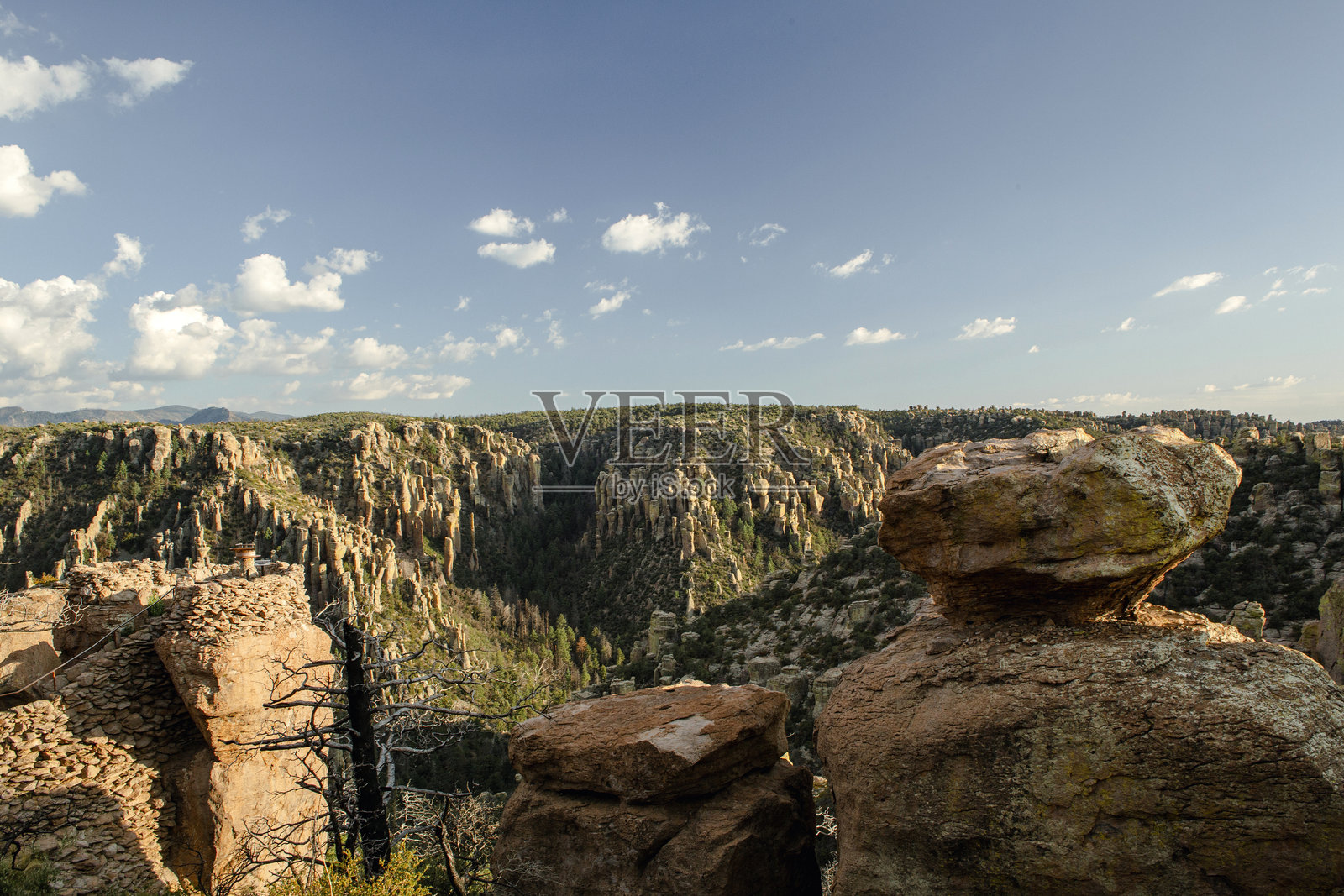 亚利桑那州奇里卡华国家纪念碑的景观照片摄影图片