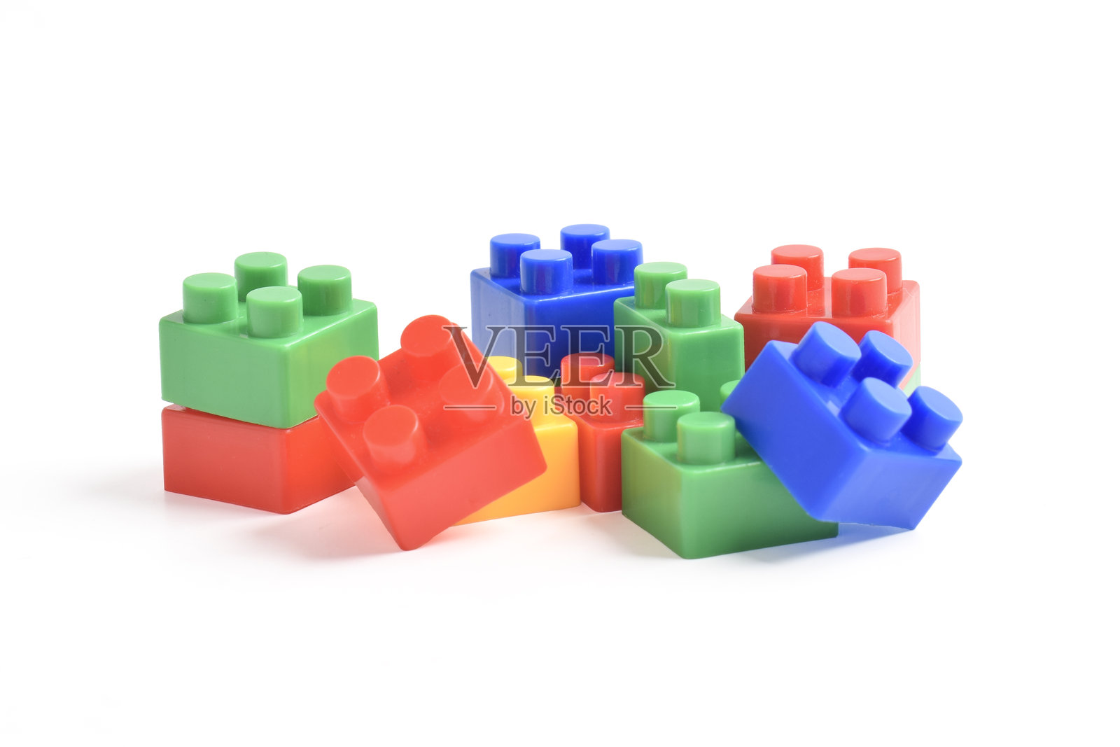 塑料积木照片摄影图片