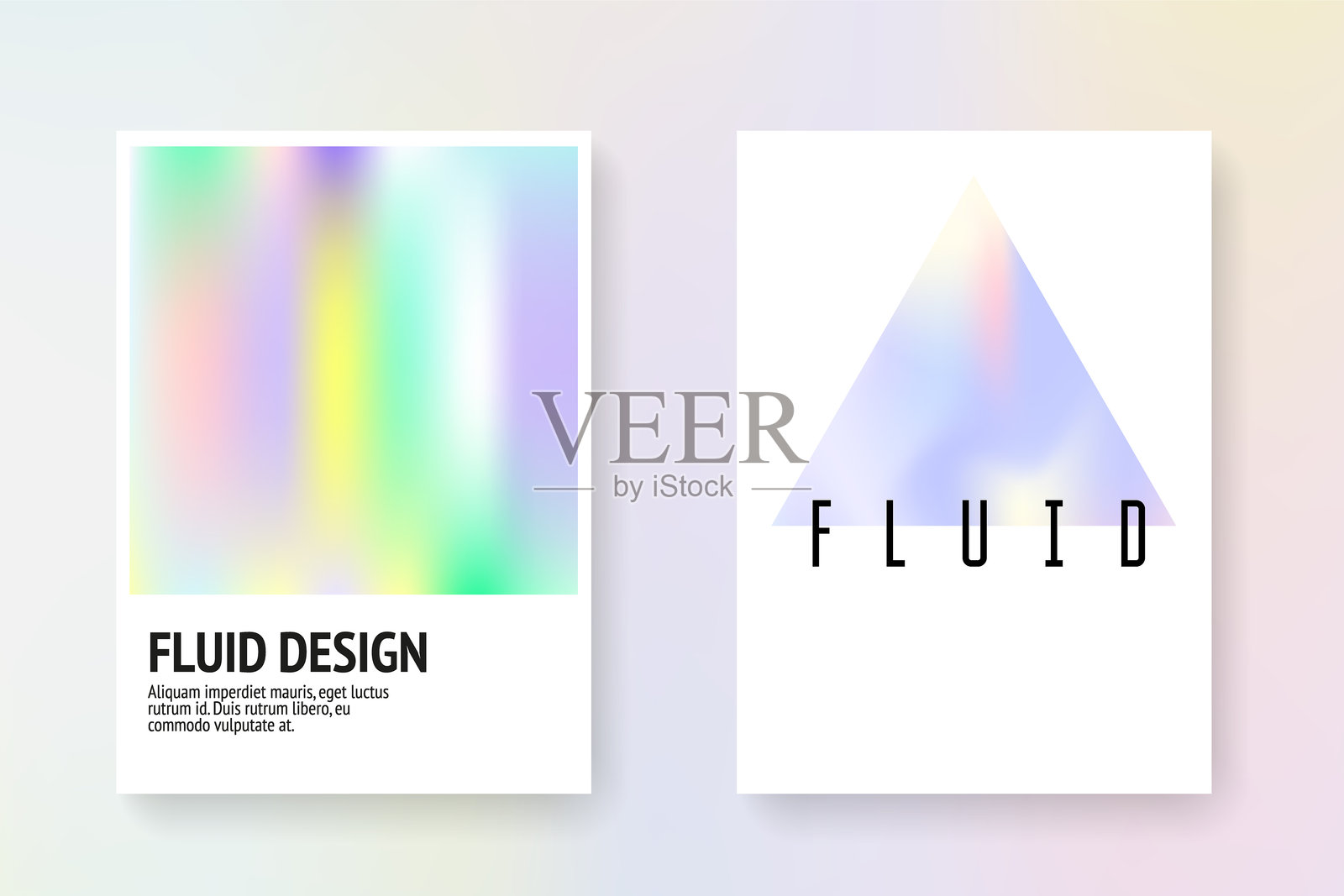 光谱演示。商业白色插图。图形屏幕。蓝色简约标签。柔和色调横幅。1980年代形状。色彩模式。粉色光谱演示。插画图片素材