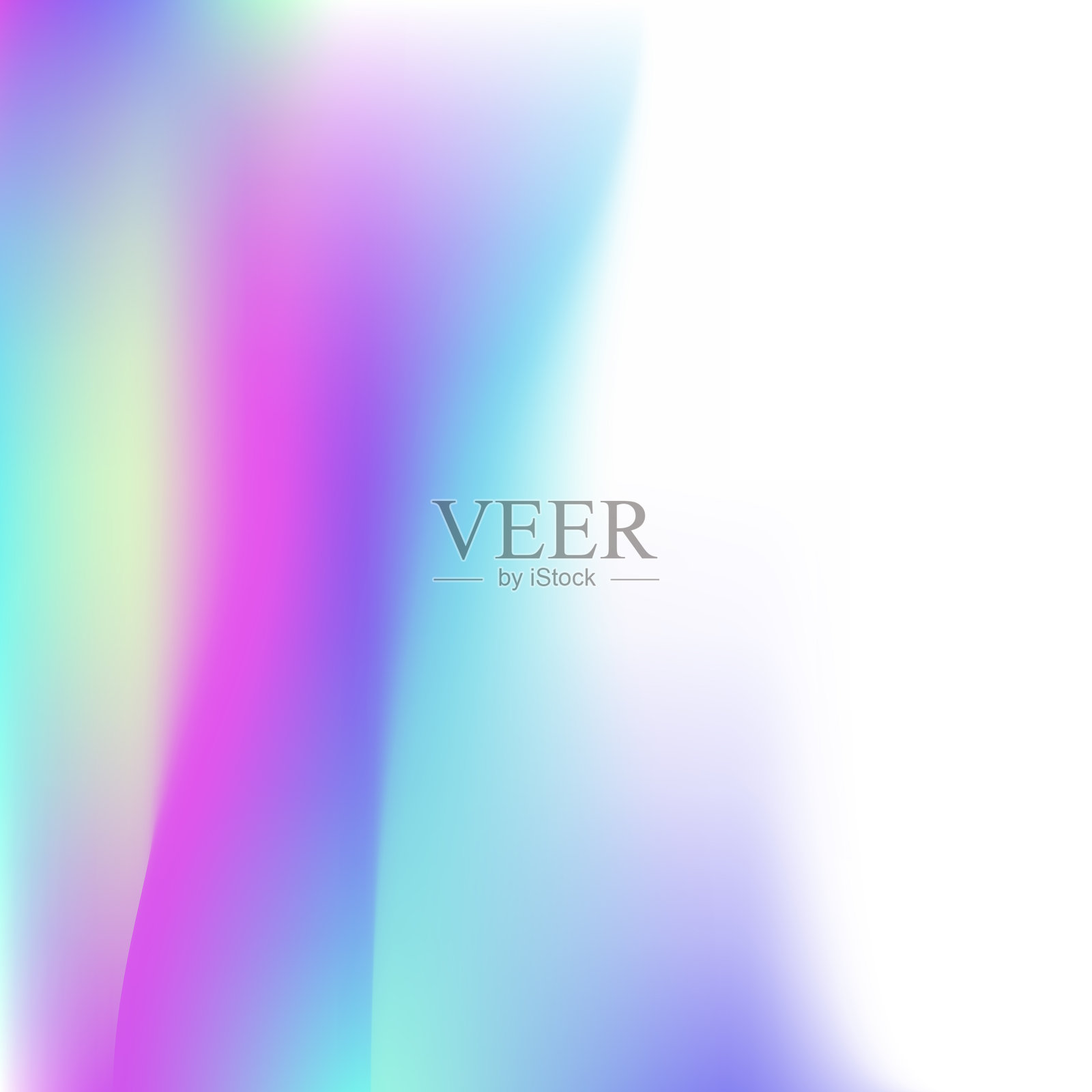 彩虹色纹理。数字光效。复古设计。柔和多色宣传册。紫色模糊渐变。全息背景。抽象背景。可爱金属箔。粉色彩虹色纹理。插画图片素材