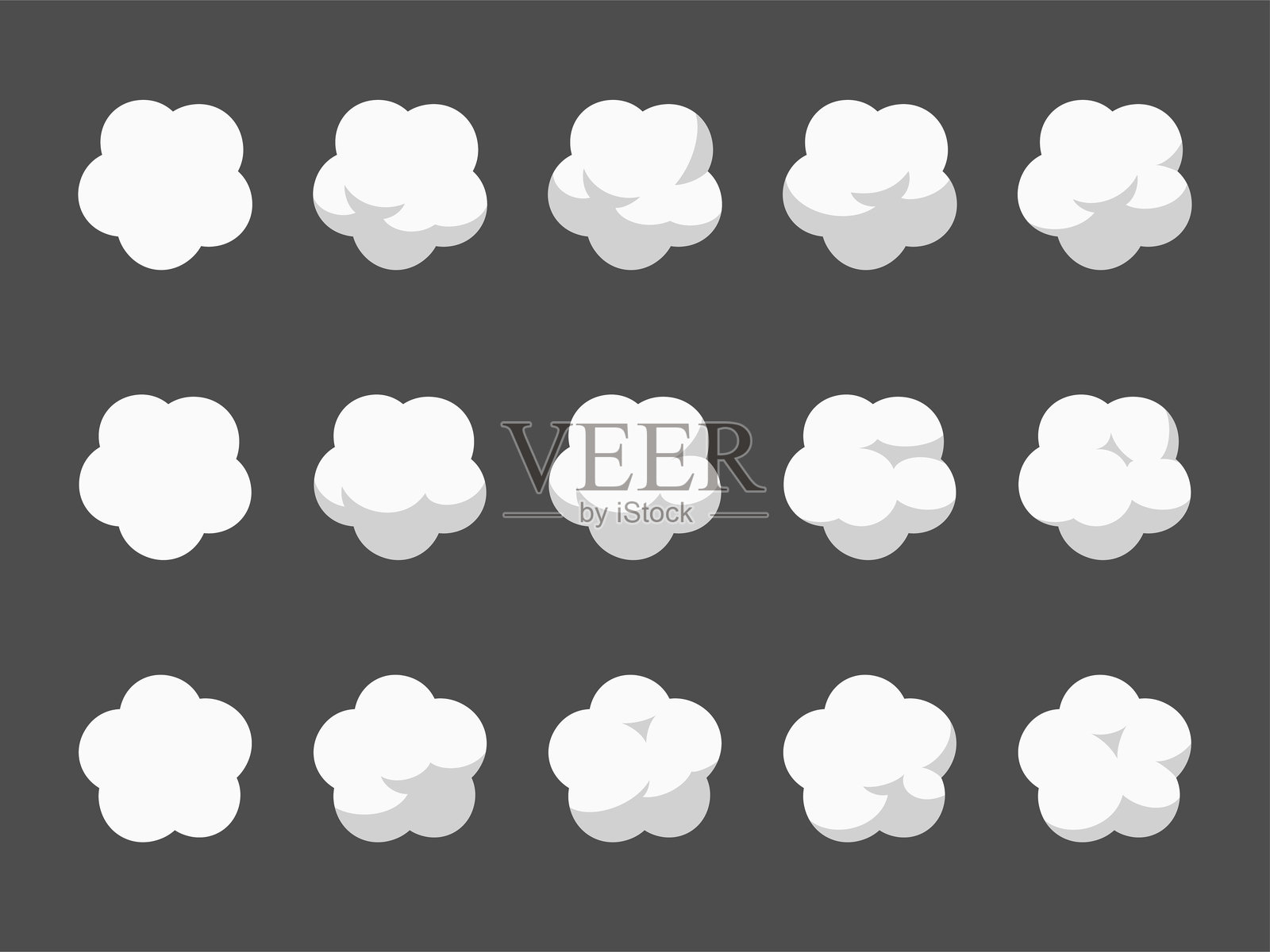 烟雾插画图片素材