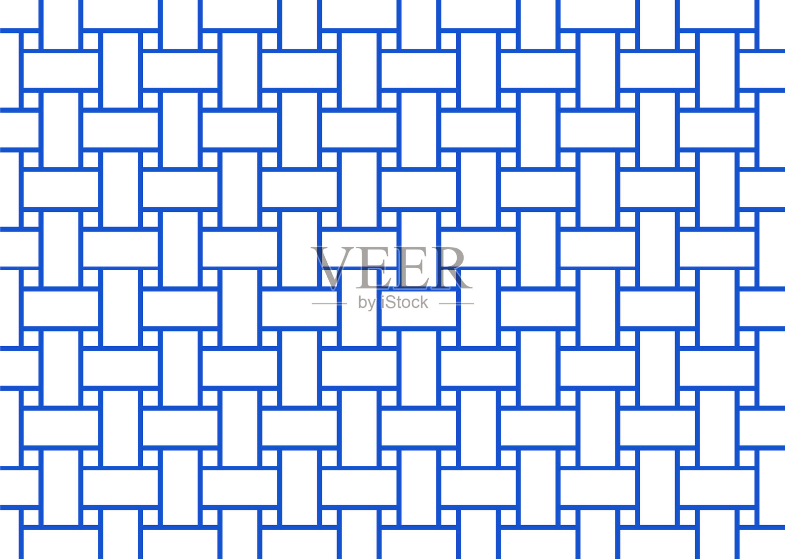 两种颜色的几何瓷砖图案背景插画图片素材