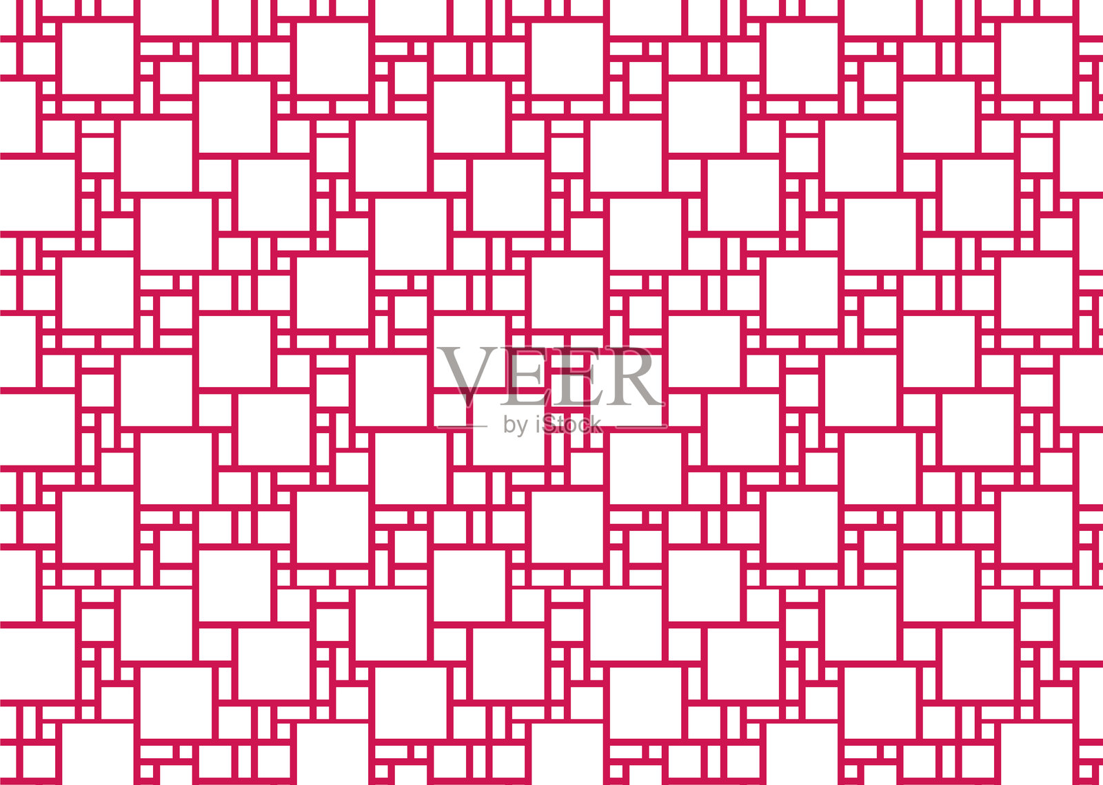 两种颜色的几何瓷砖图案背景插画图片素材