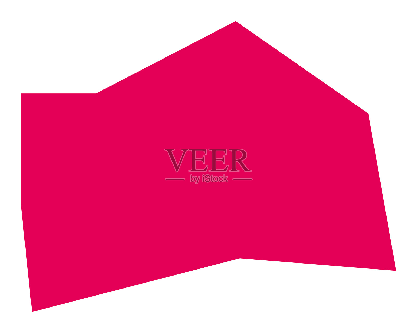 简单的彩色锯齿形对话气泡插画图片素材