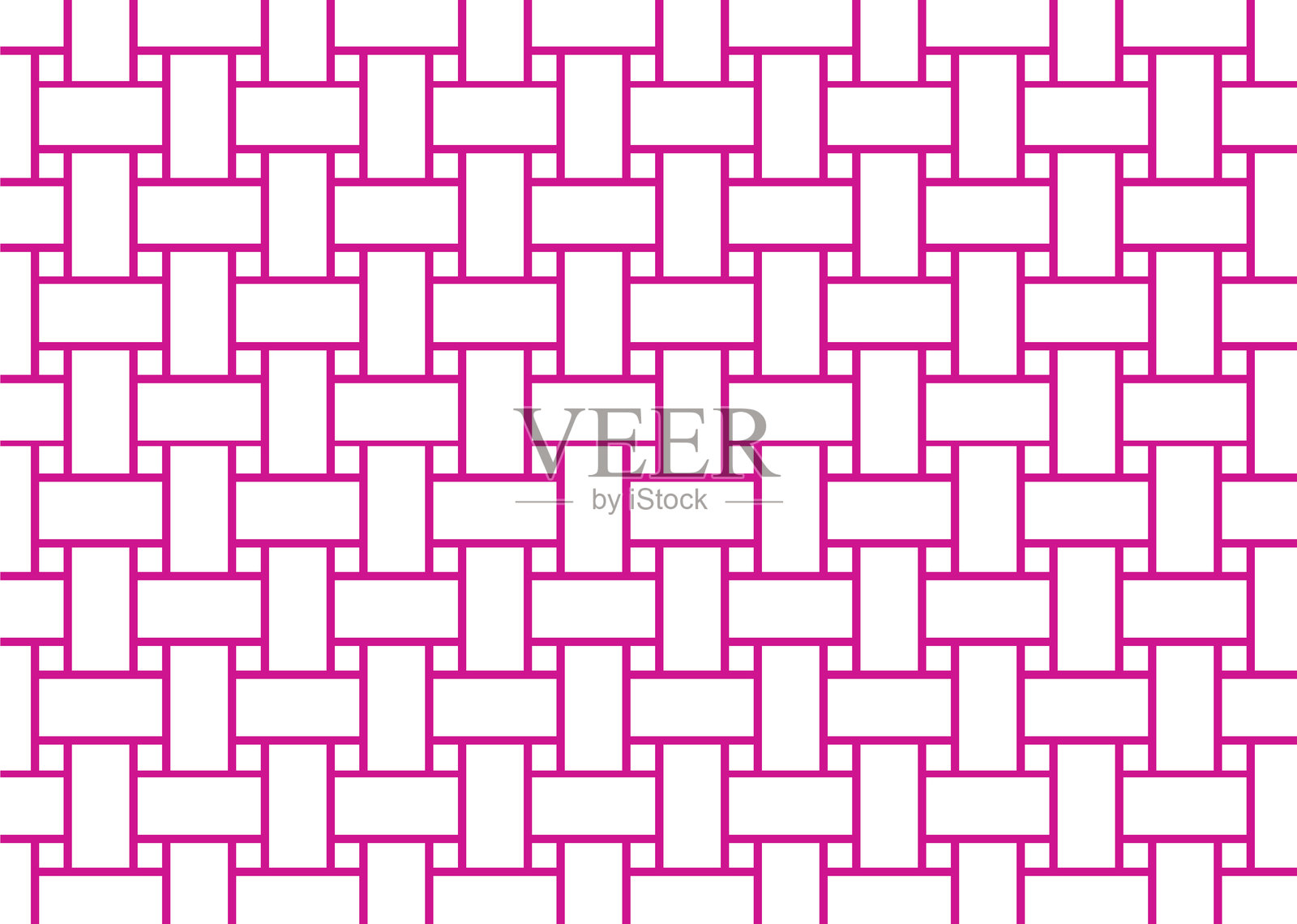 两种颜色的几何瓷砖图案背景插画图片素材